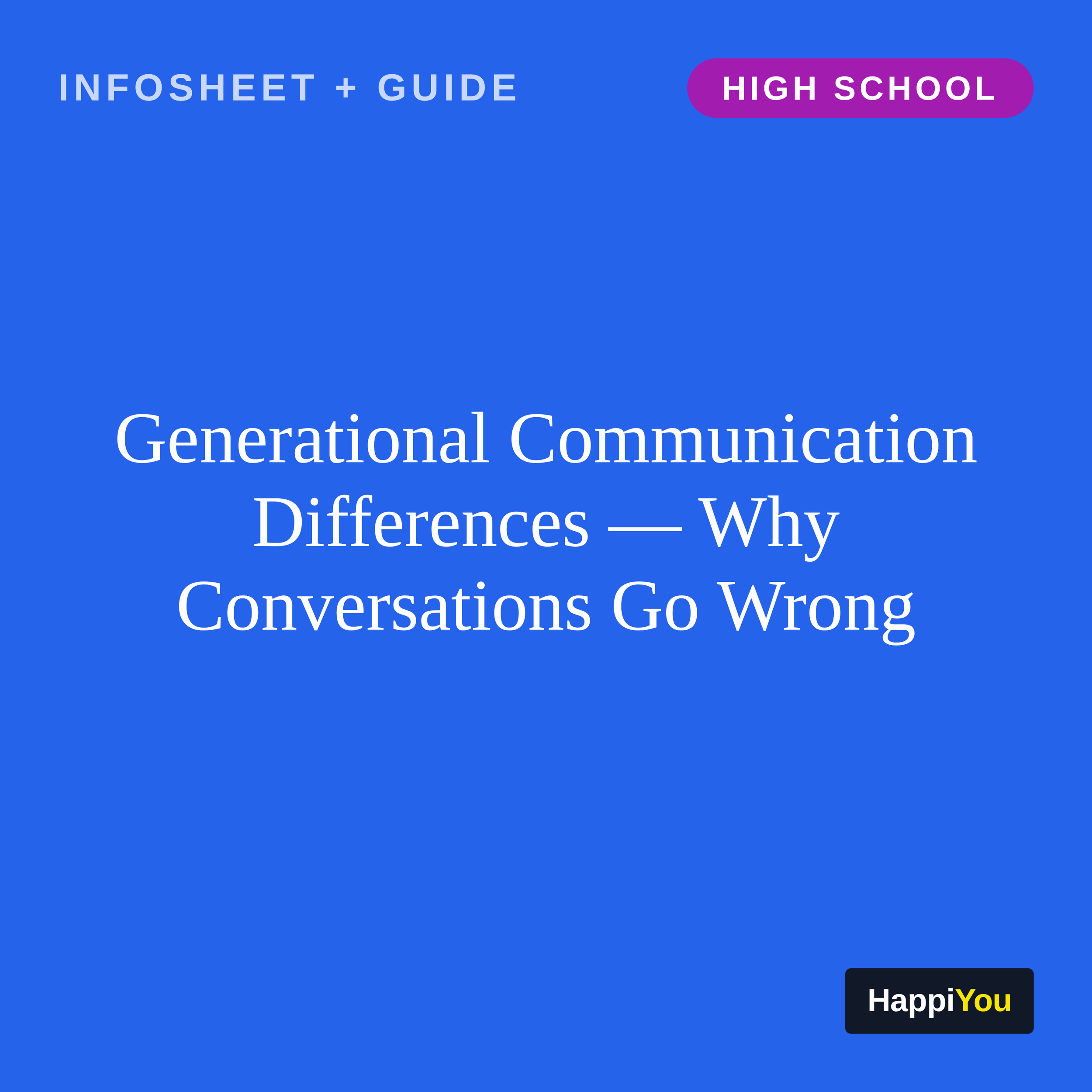 Generational Communication Differences