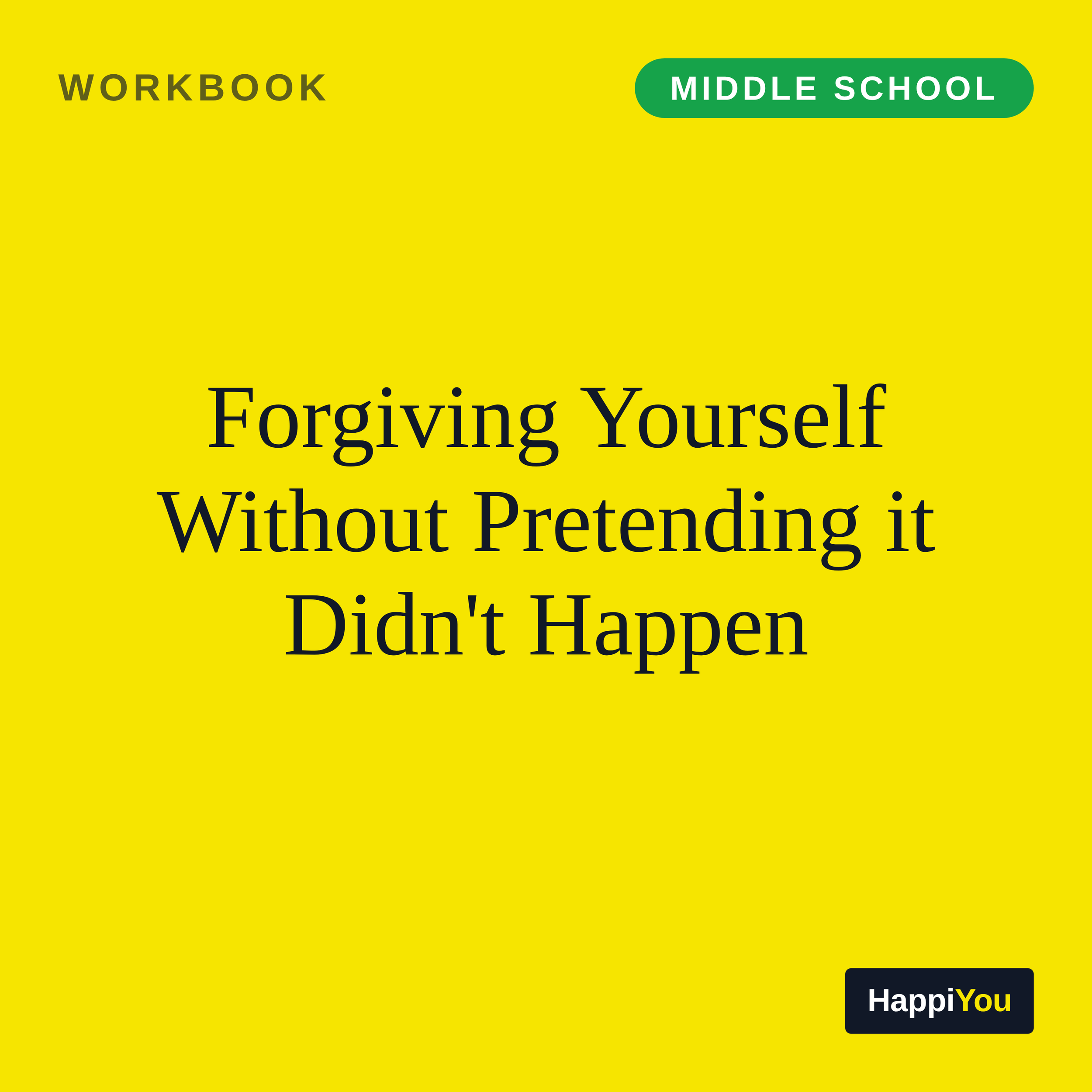 Forgiving Yourself Without Pretending It Didn't Happen