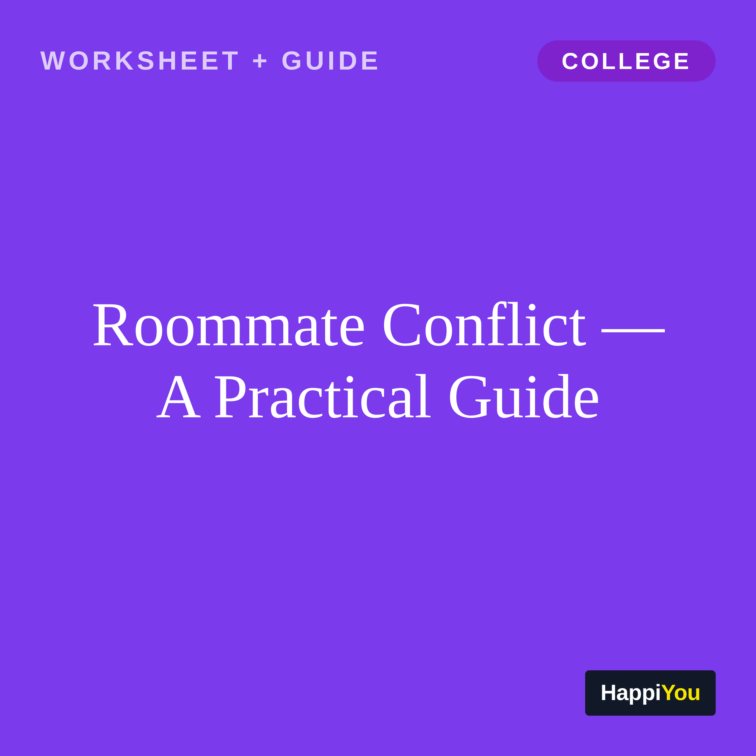 Roommate Conflict