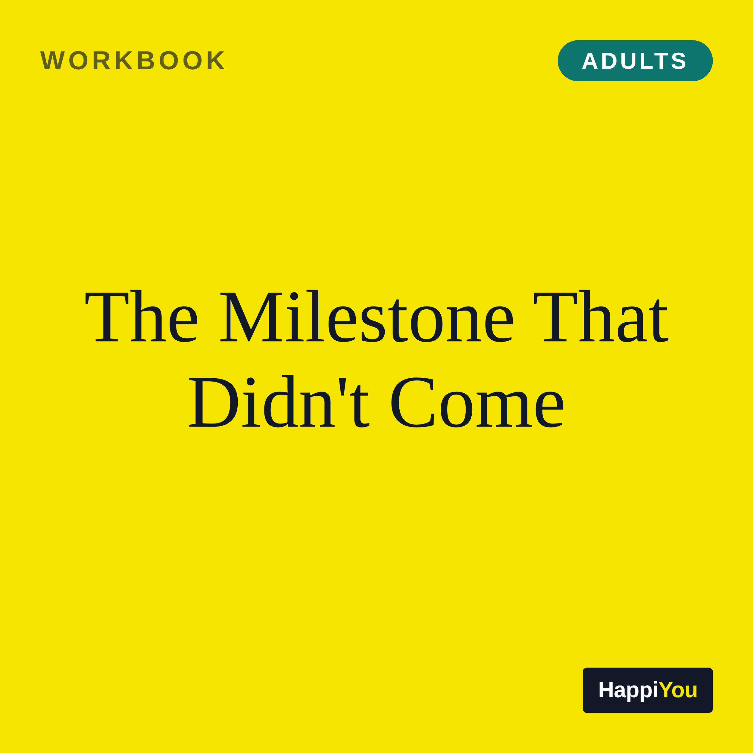 The Milestone That Didn't Come
