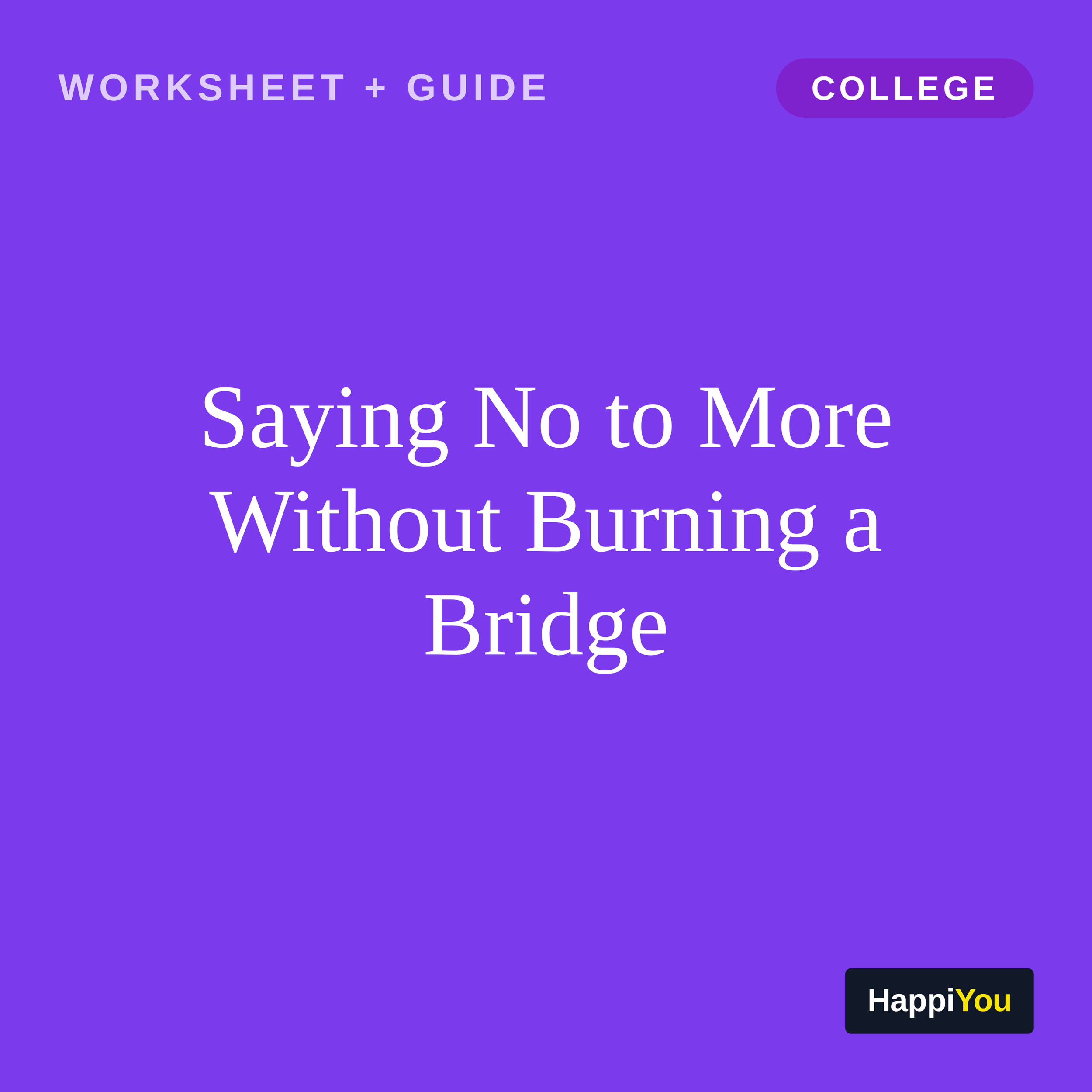 Saying No to More Without Burning a Bridge