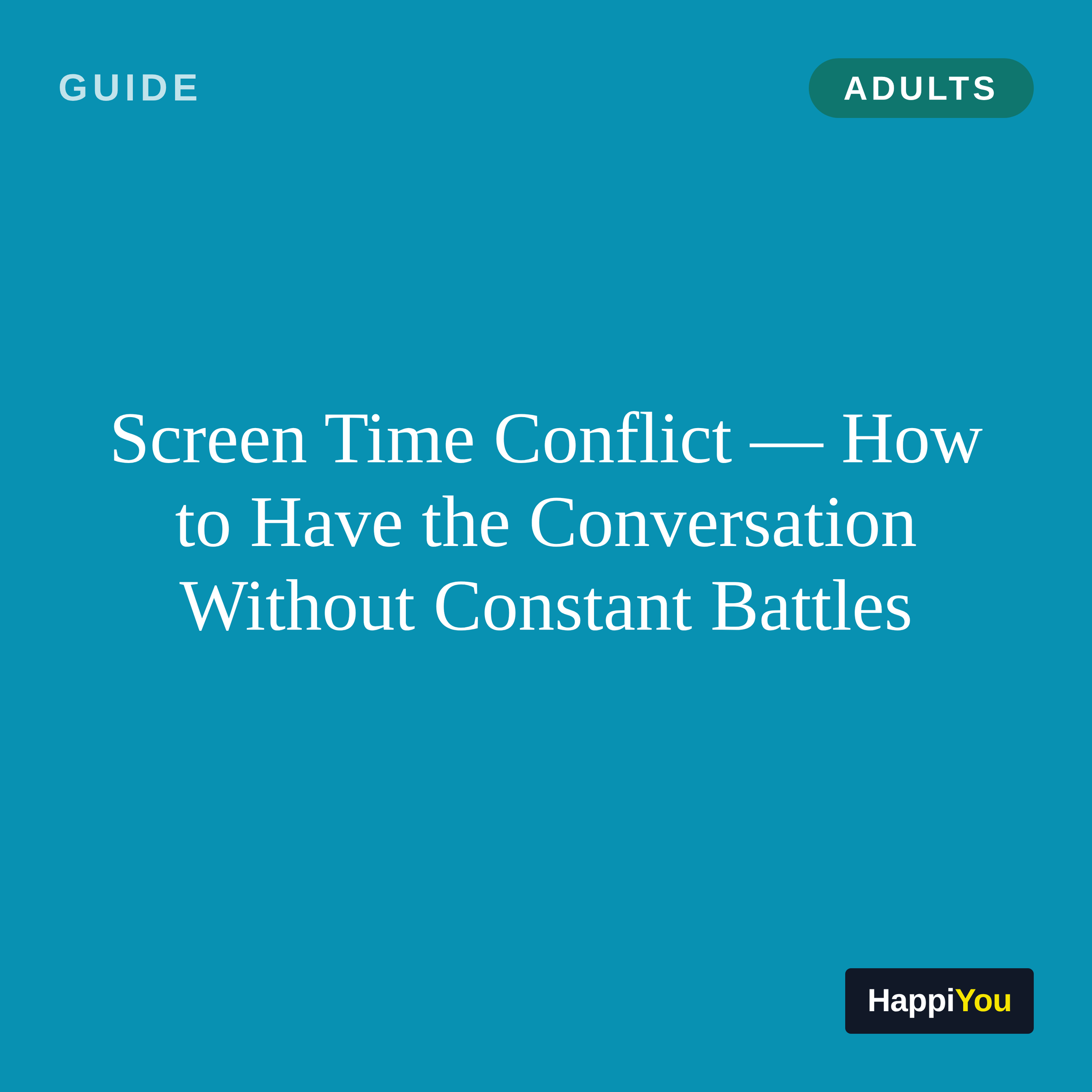 Screen Time Conflict