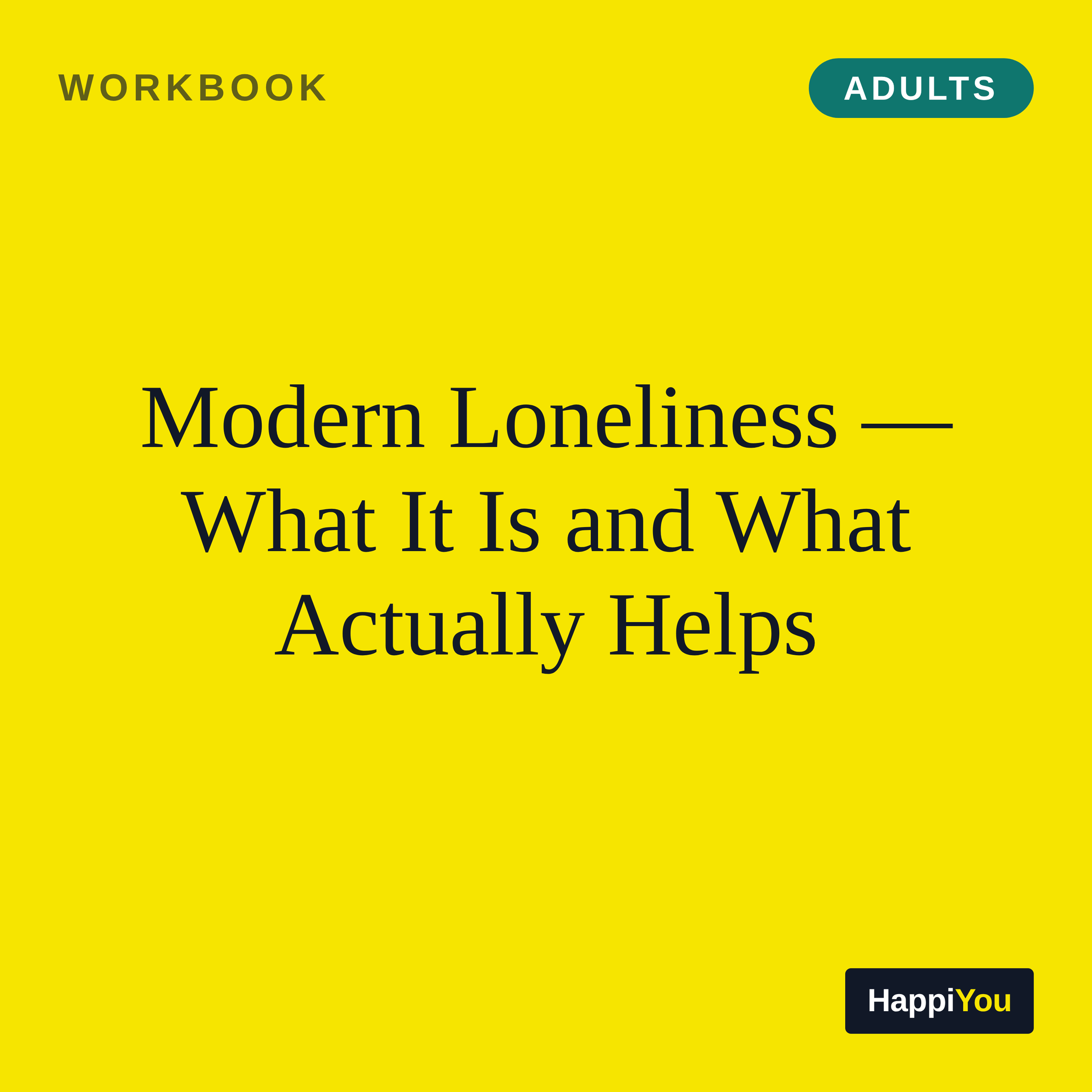 Modern Loneliness