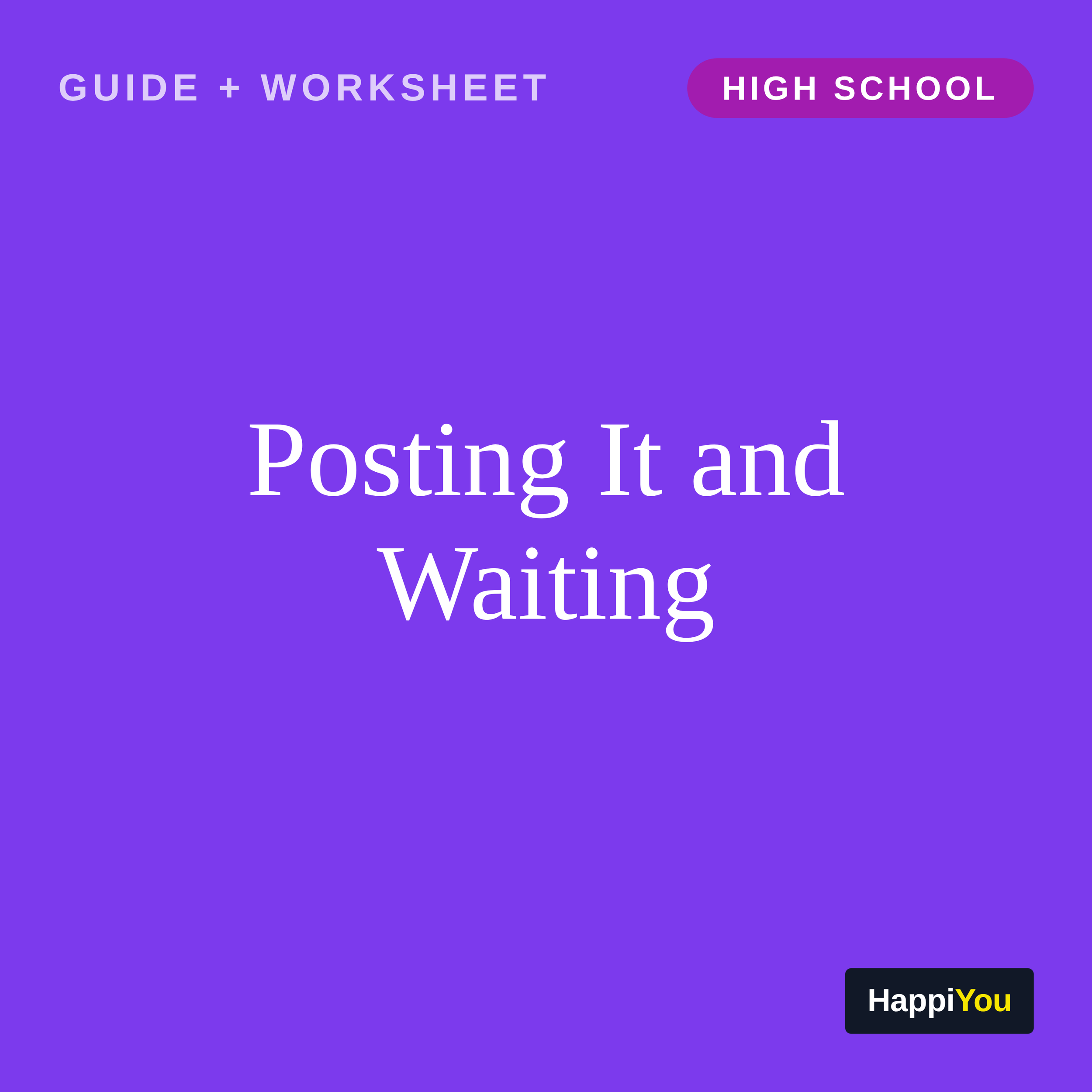 Posting It and Waiting