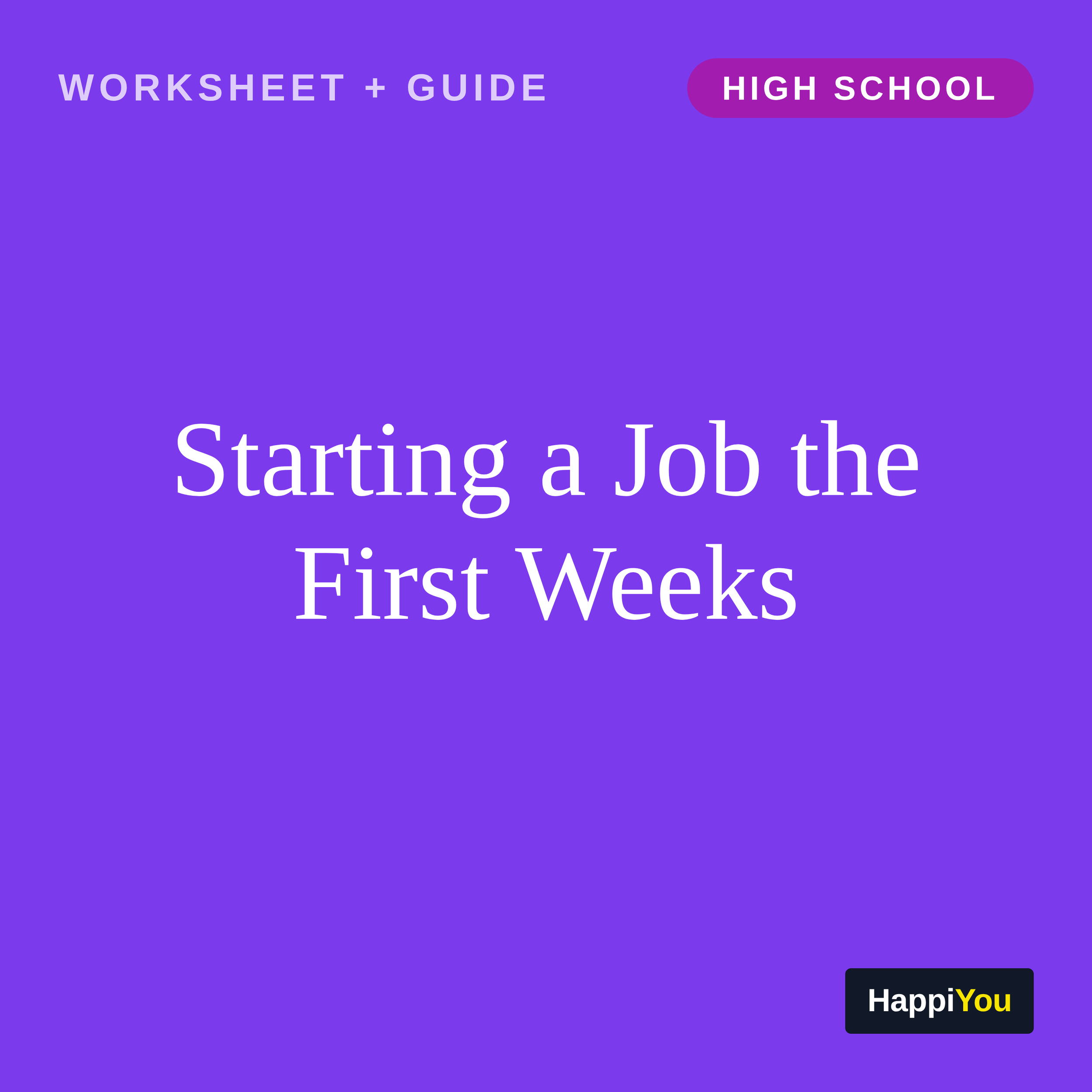 Your First Job