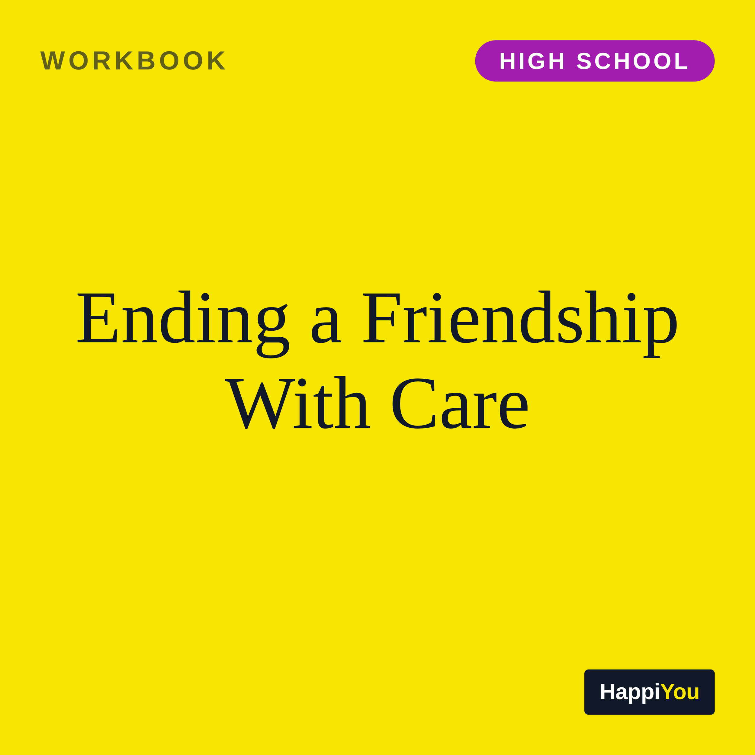 Ending a Friendship with Care