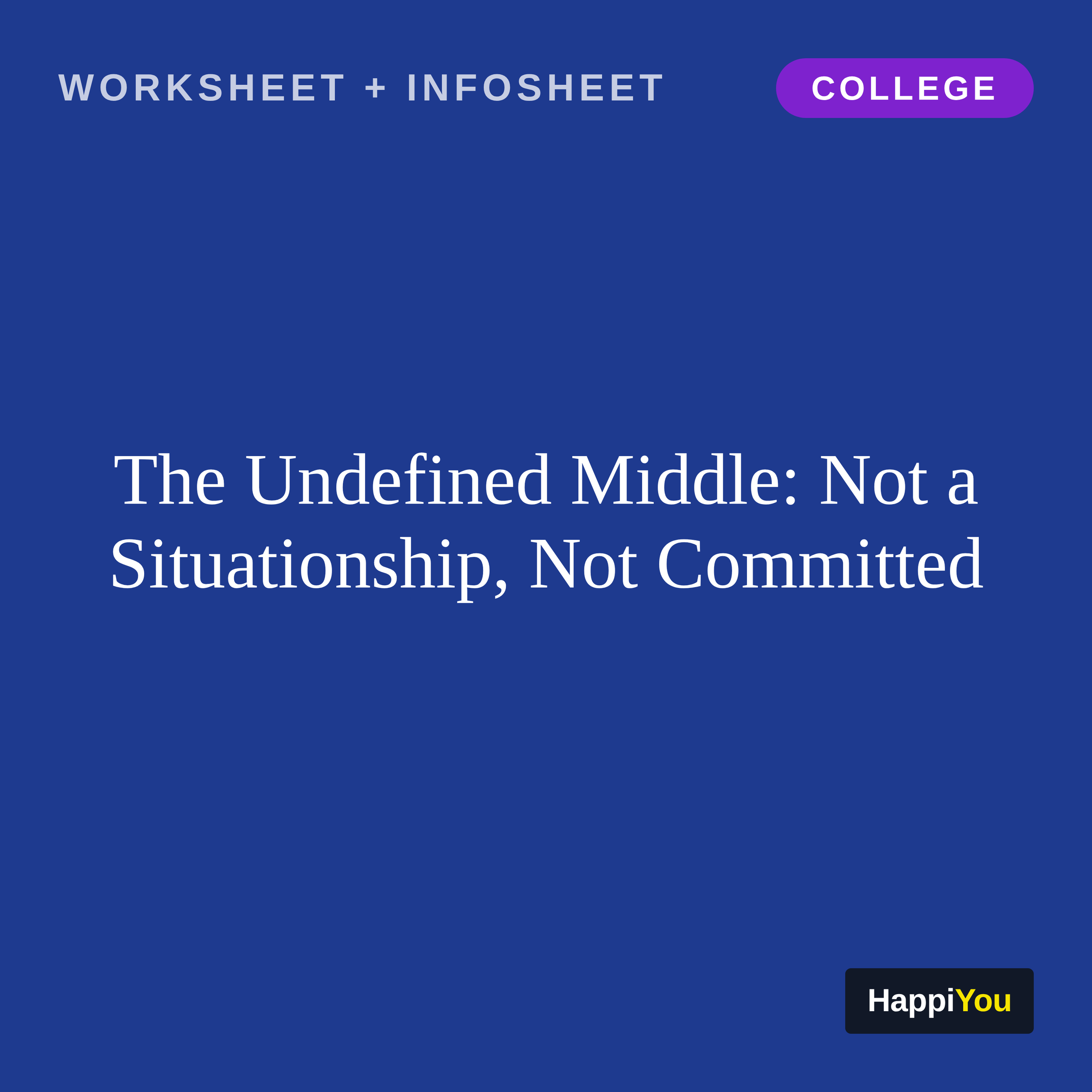 The Undefined Middle