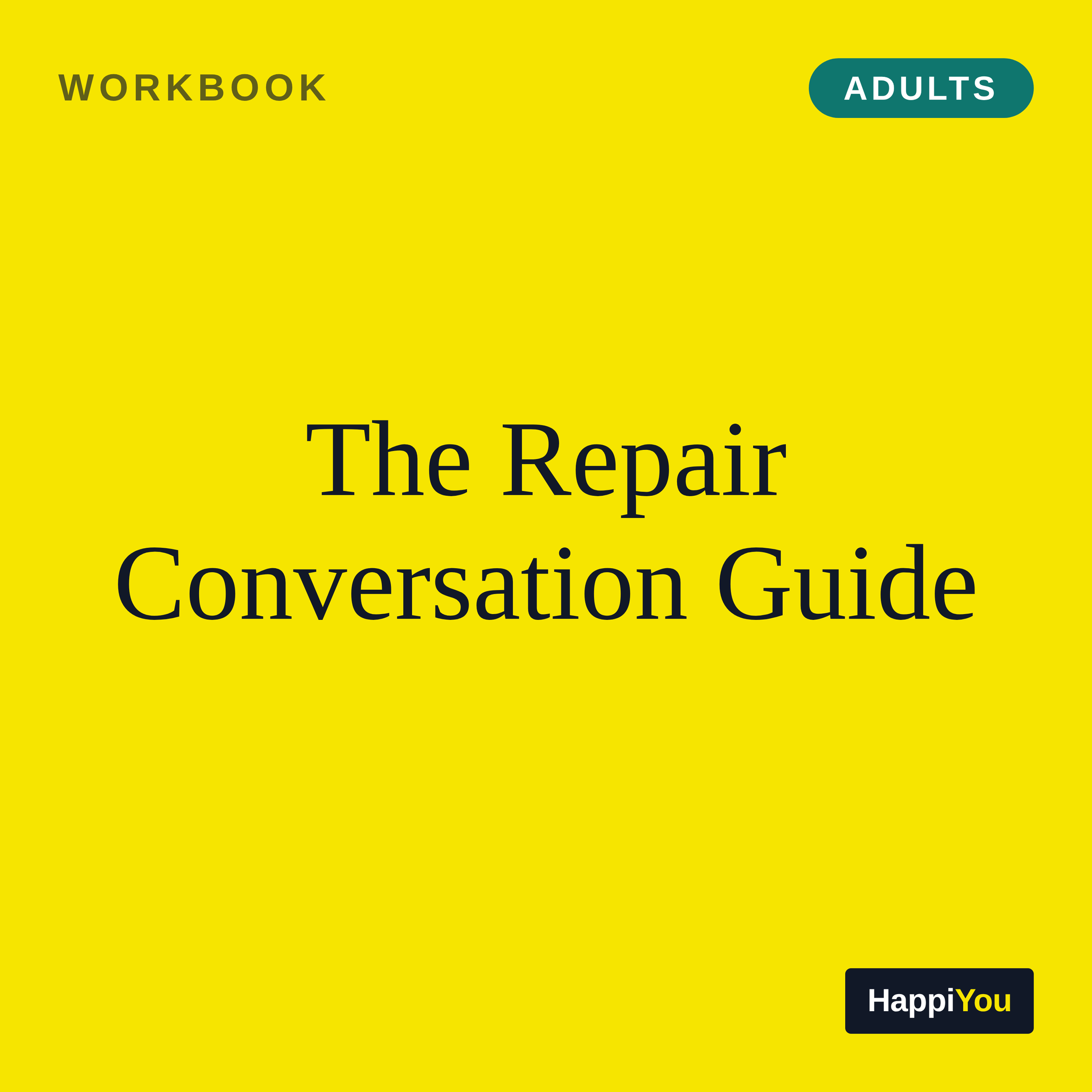 The Repair Conversation Guide