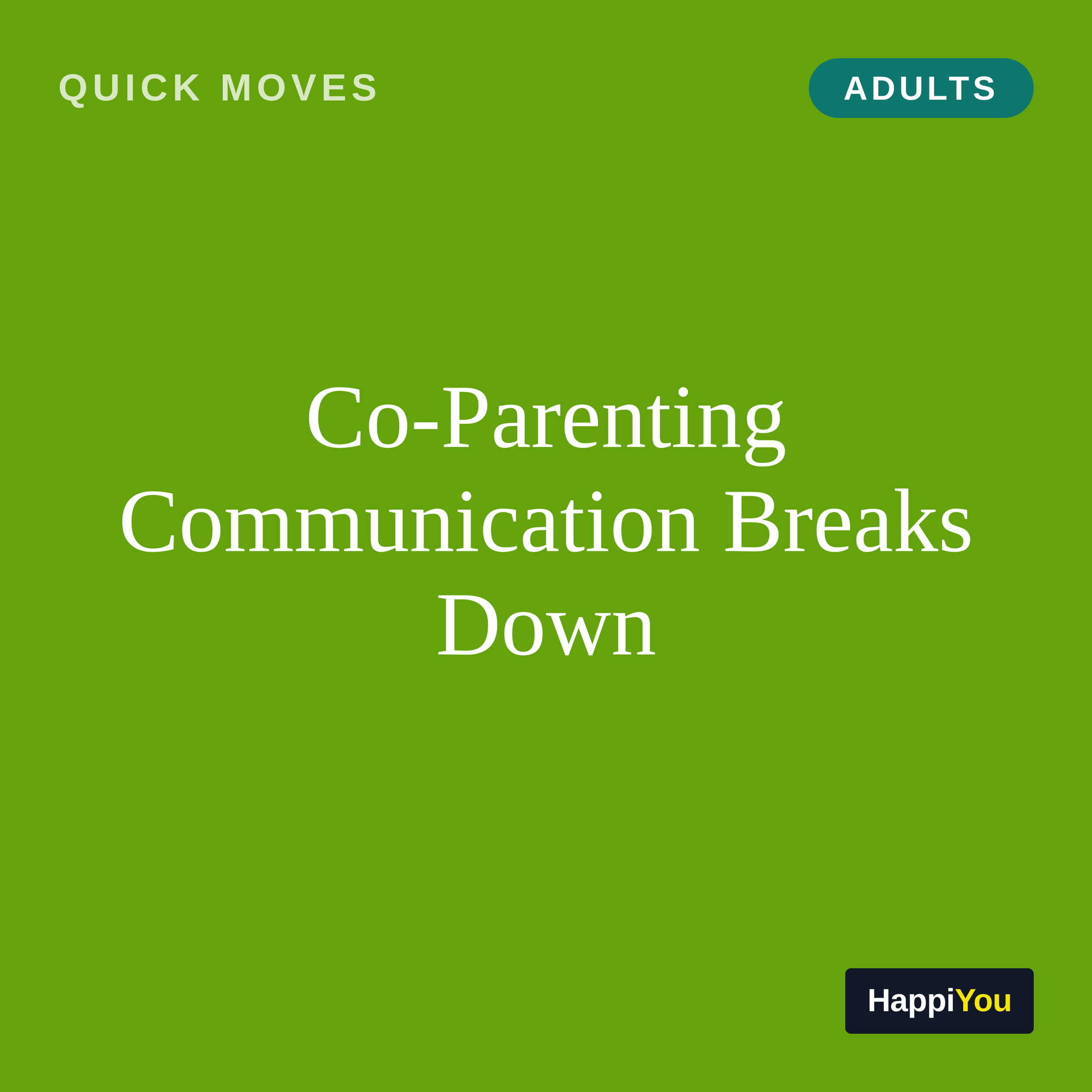 Co-Parenting Communication Breaks Down