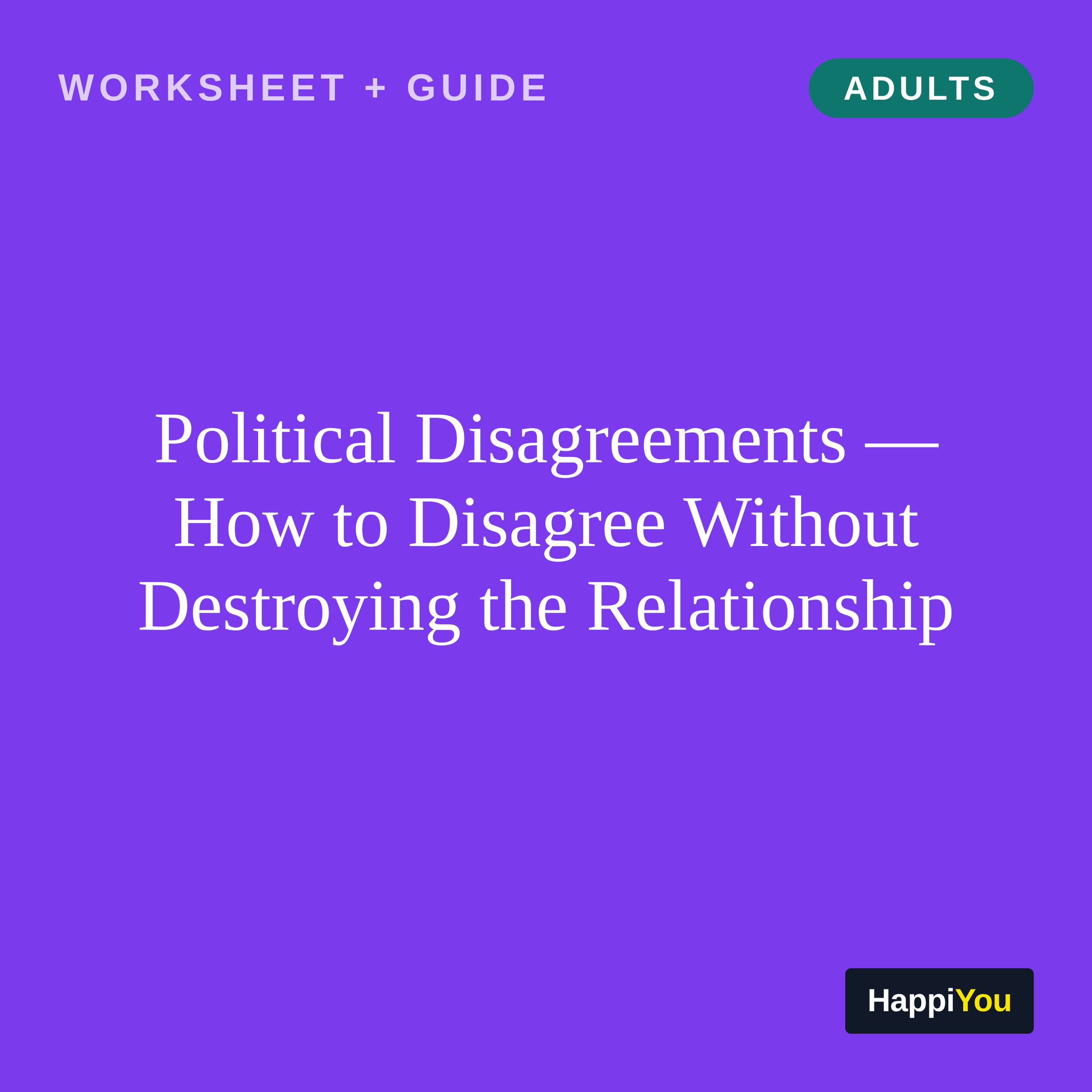 Political Disagreements