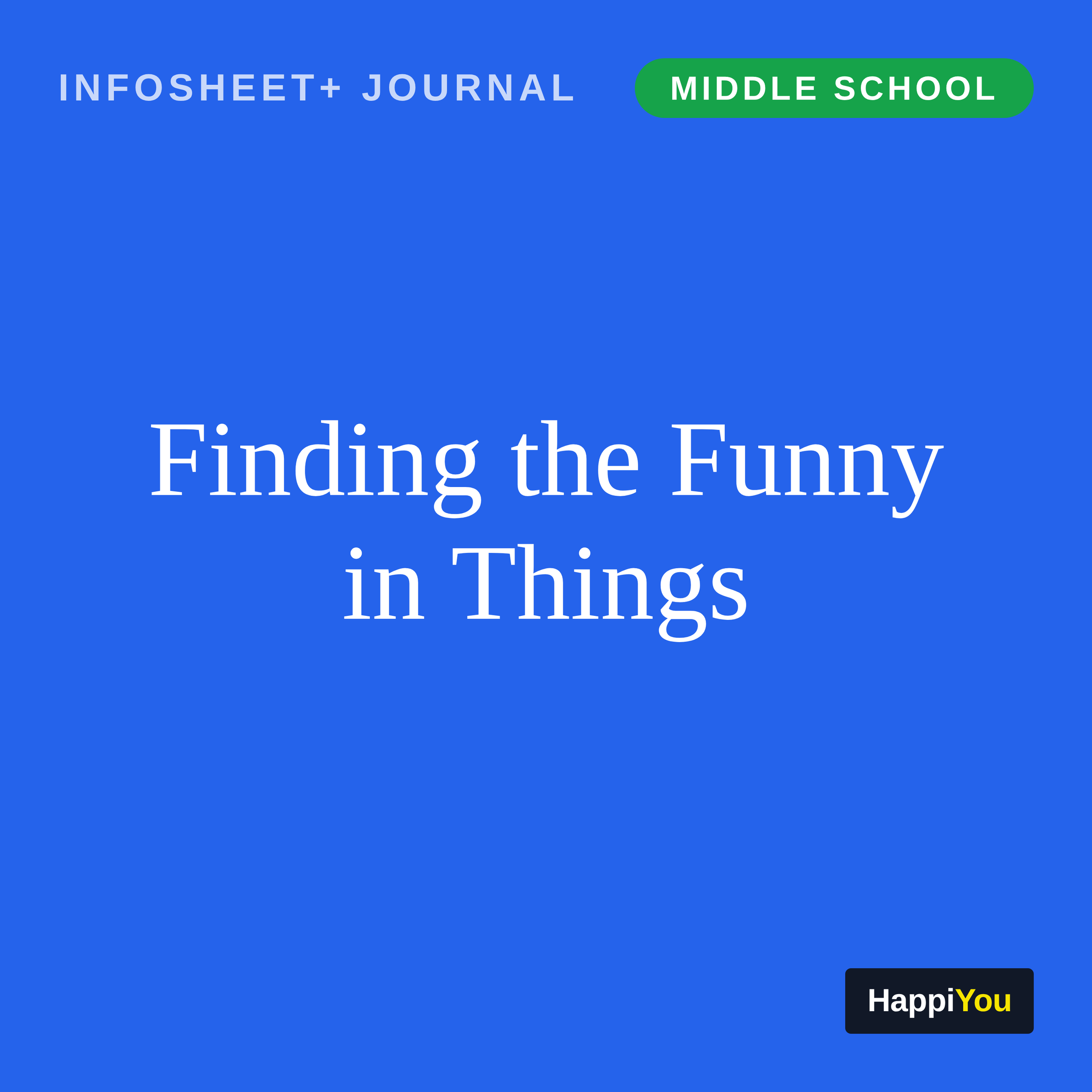 Finding the Funny in Things