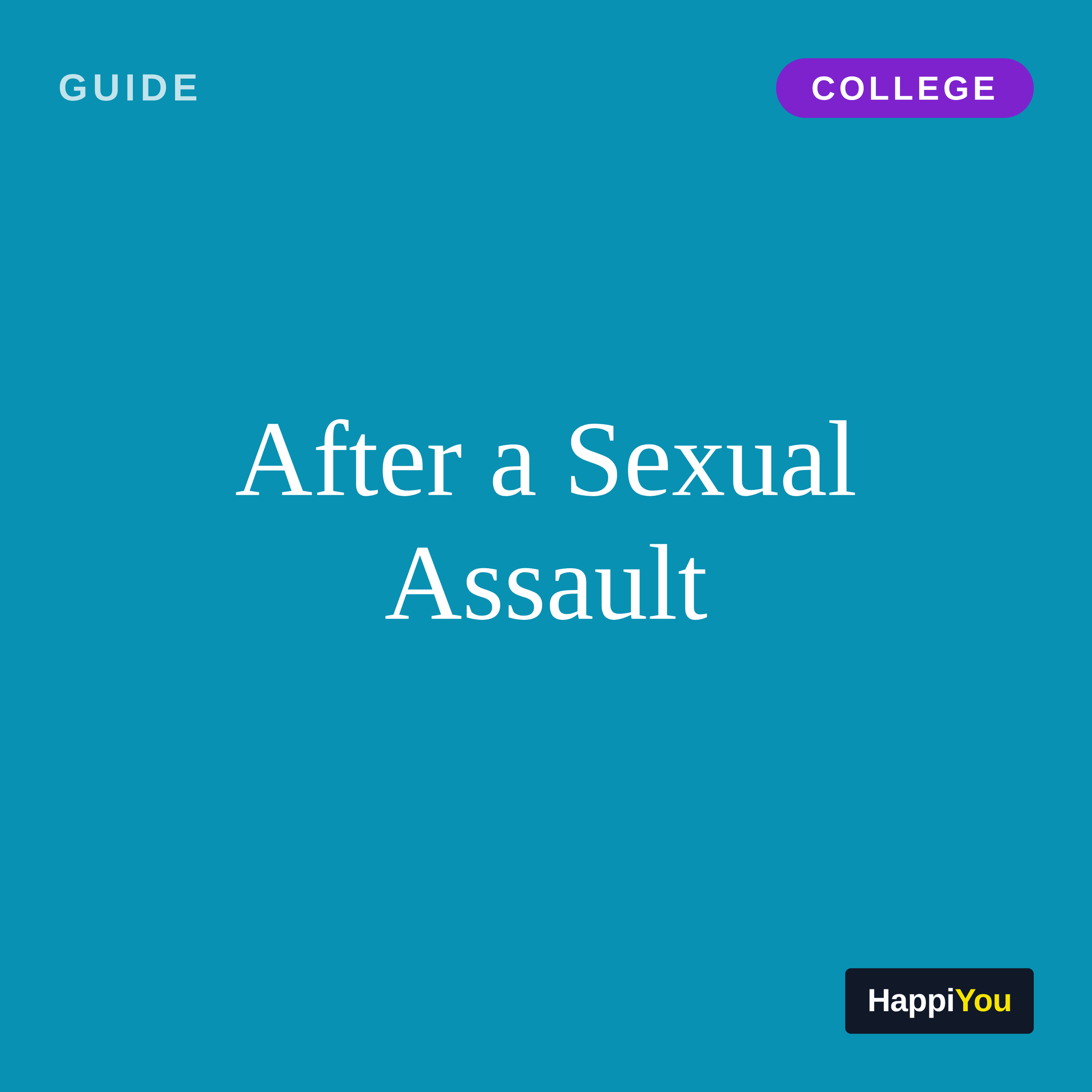 After a Sexual Assault
