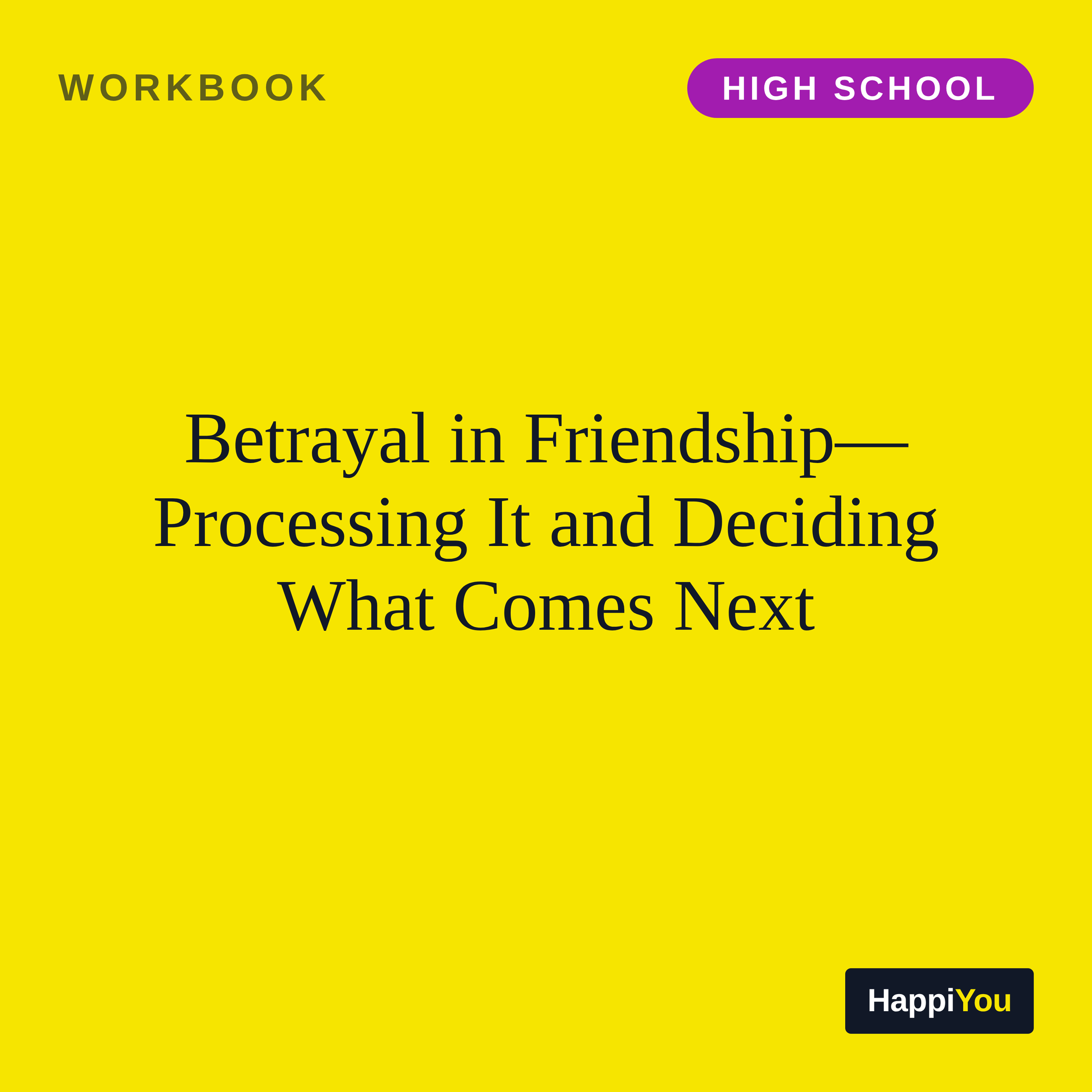 Betrayal in Friendship