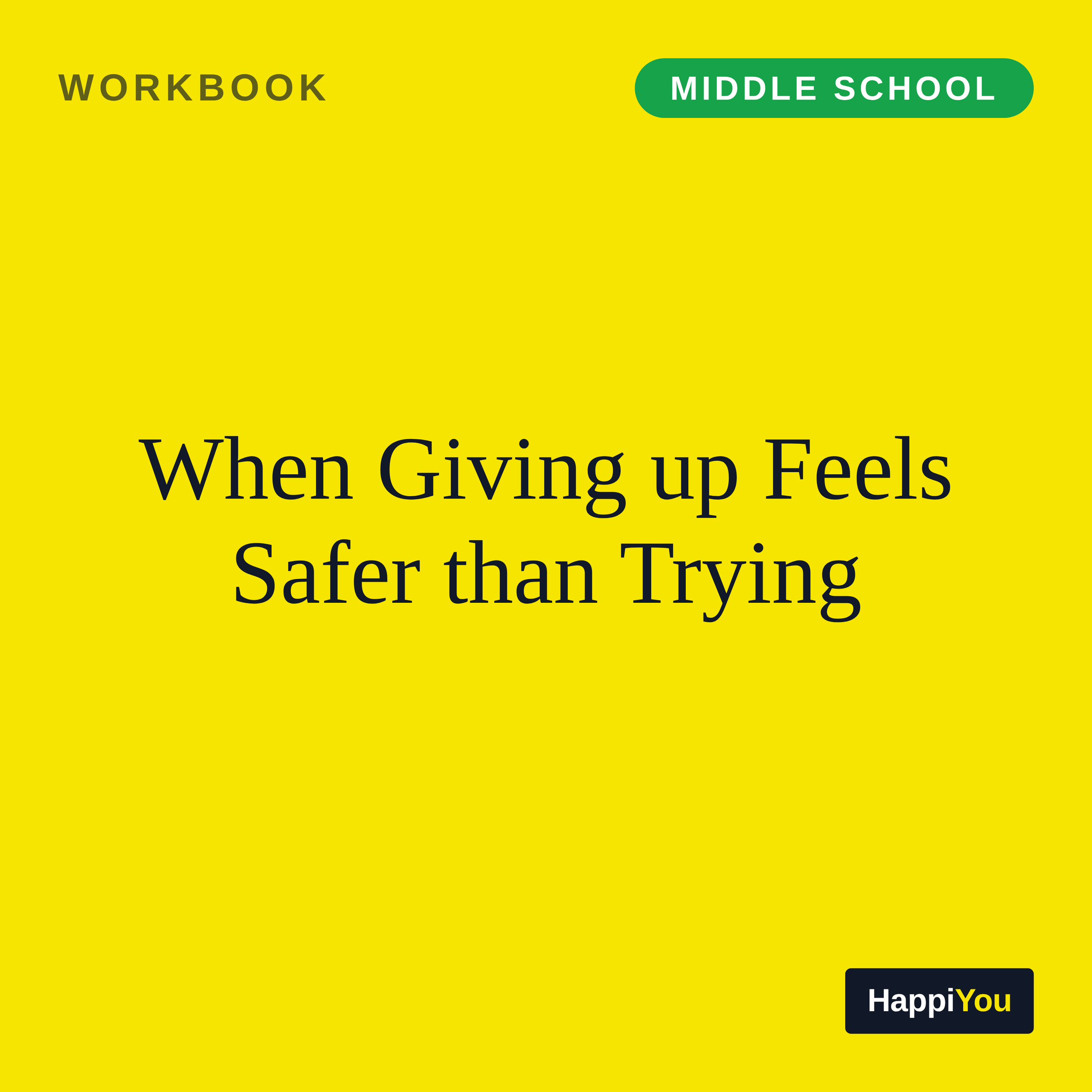 When Giving Up Feels Safer Than Trying