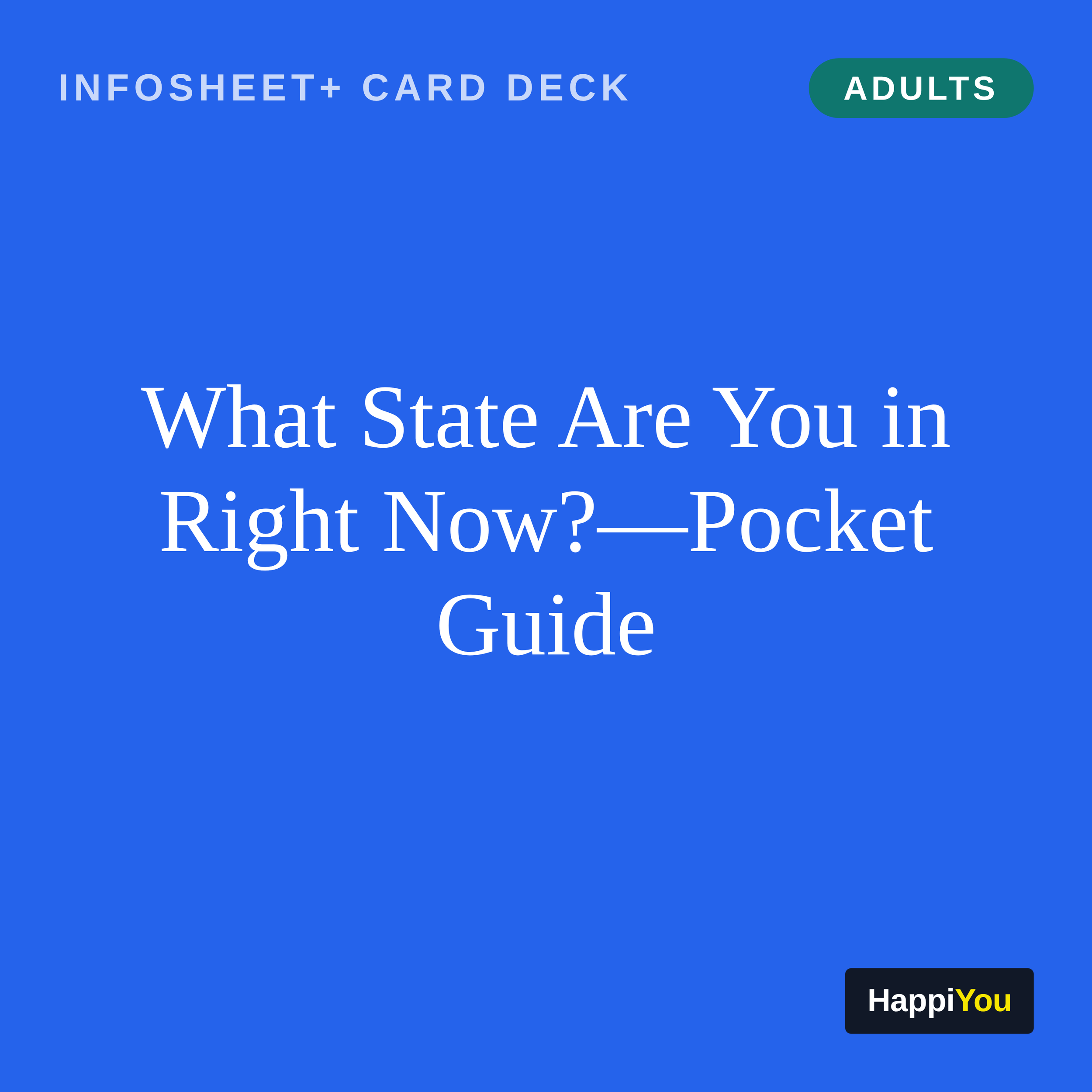 What State Are You in Right Now?
