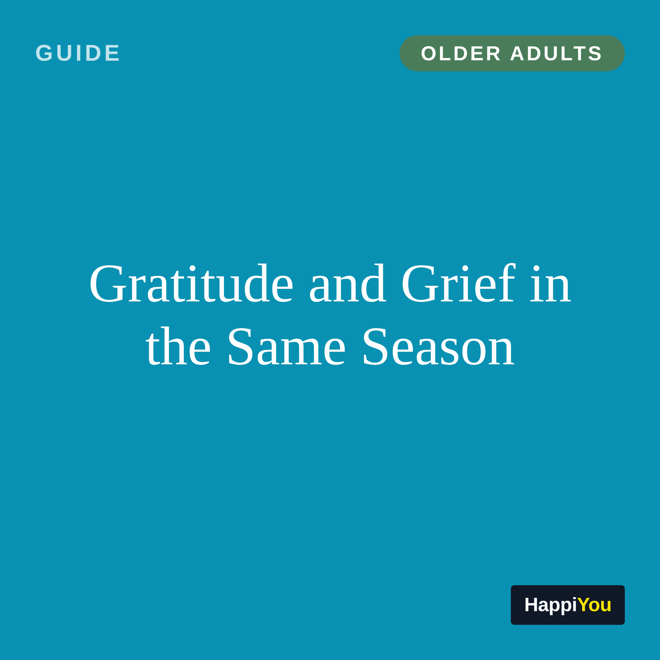 Gratitude and Grief in the Same Season