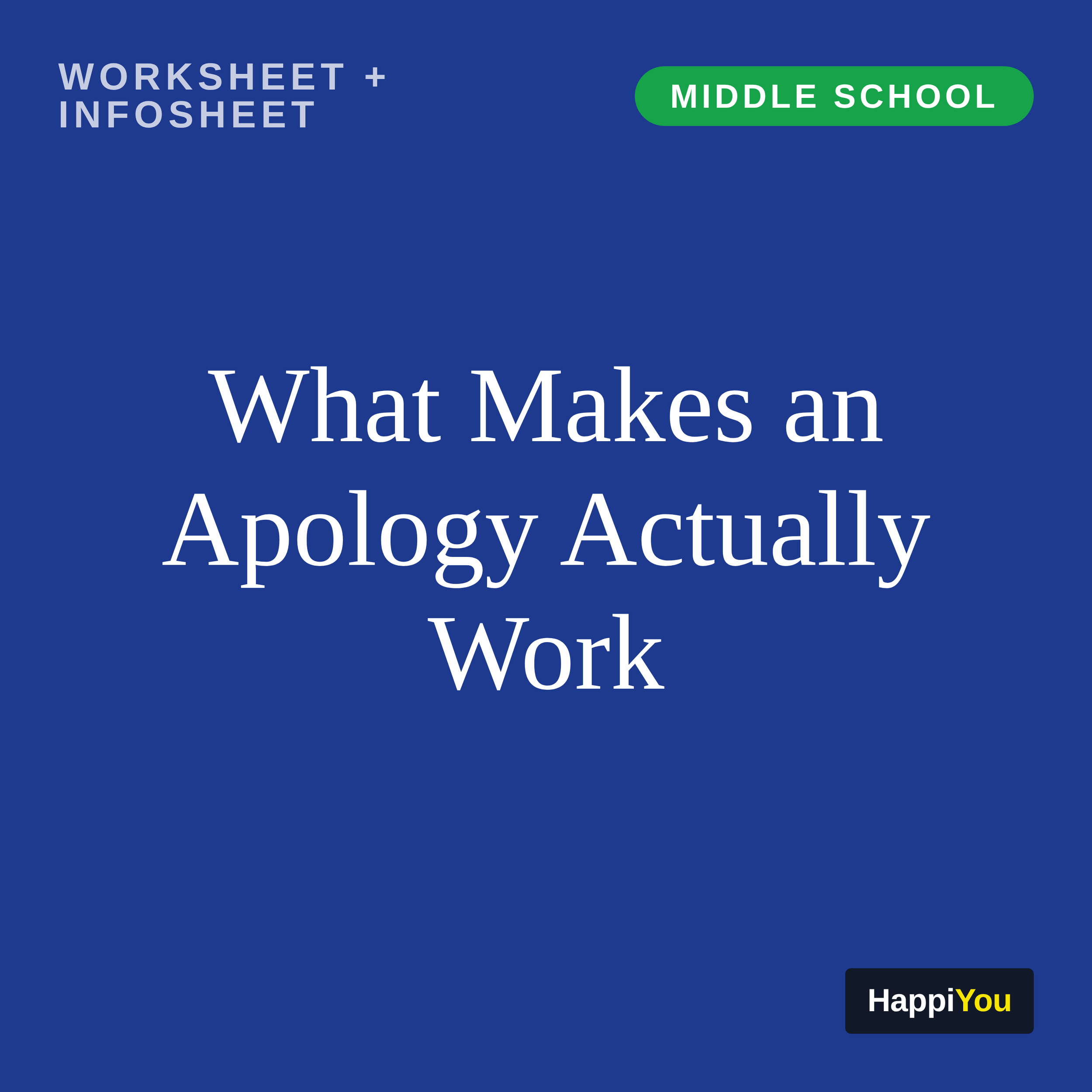 Apologizing