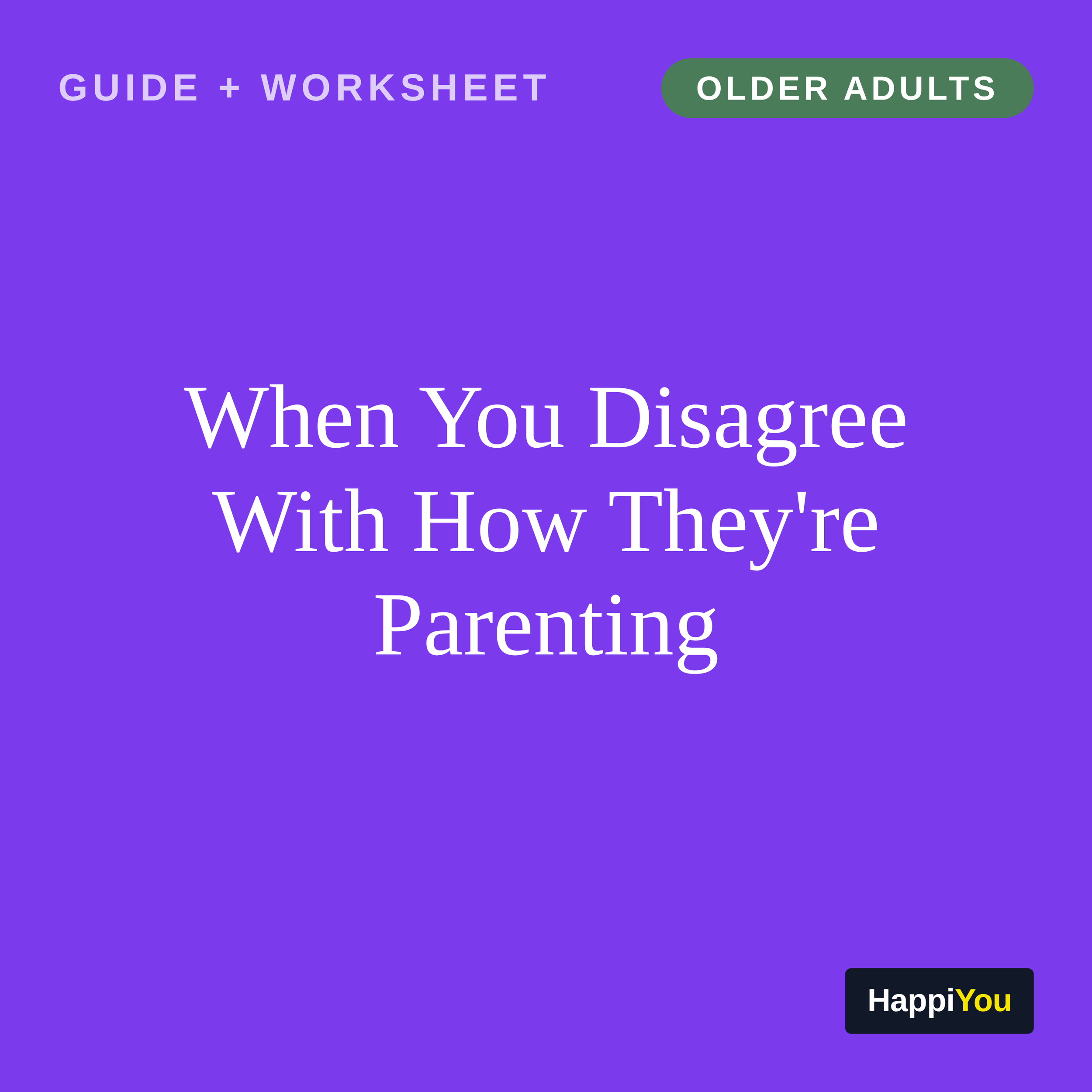 When You Disagree With How They're Parenting