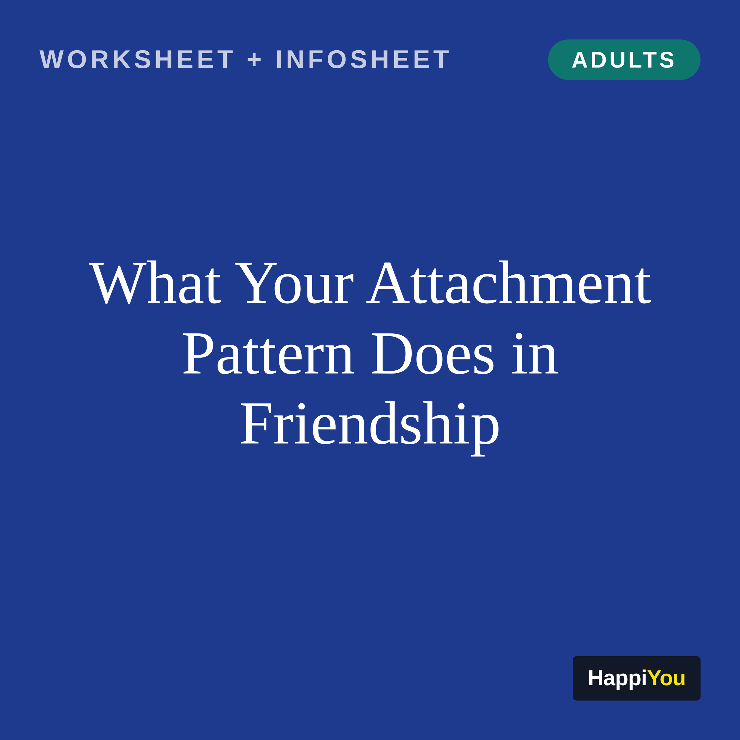 Attachment in Friendships