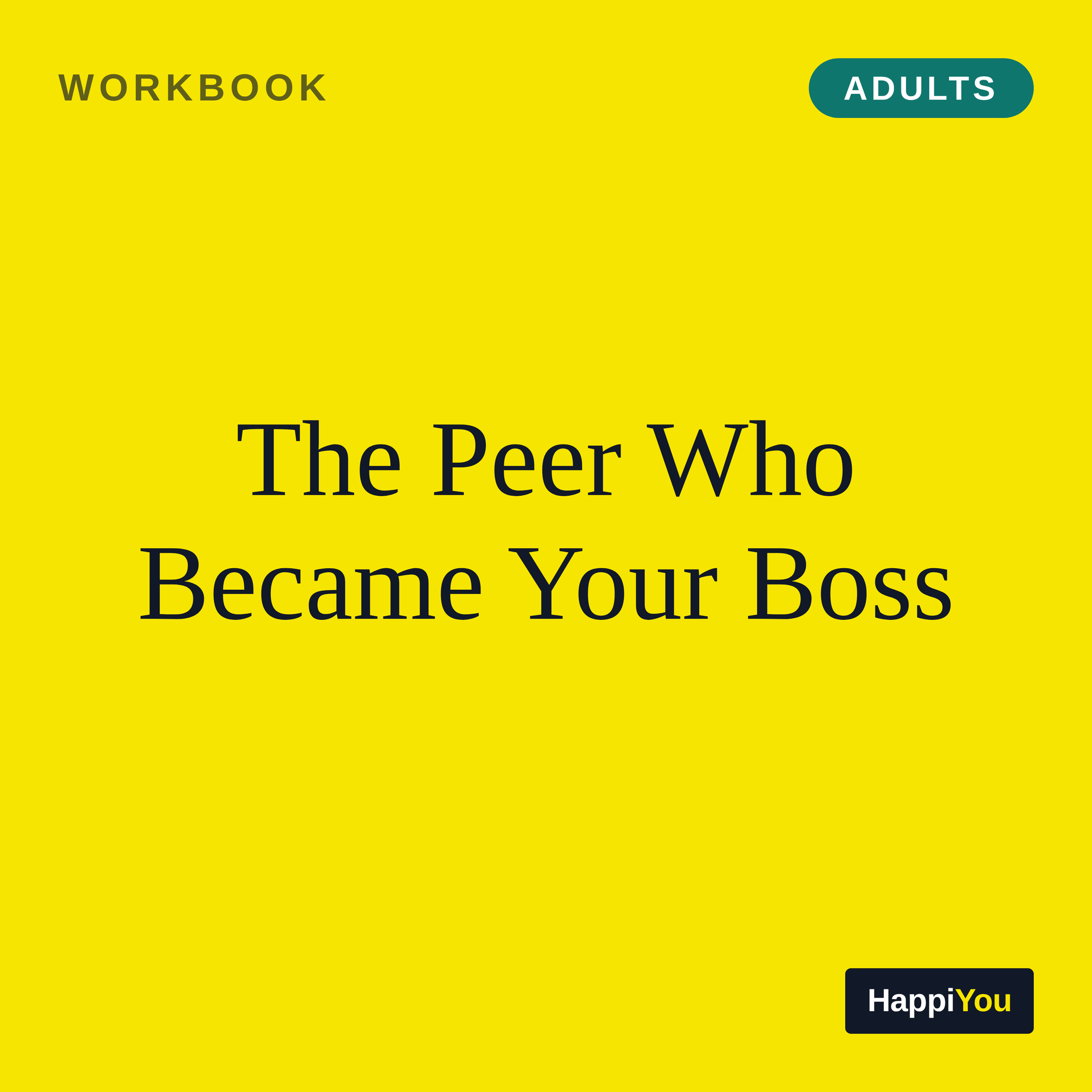 The Peer Who Became Your Boss