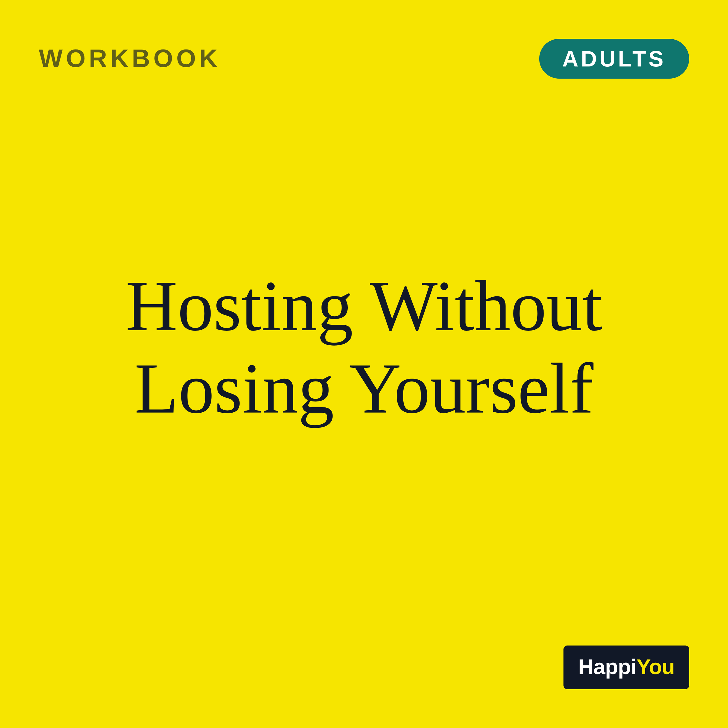 Hosting Without Losing Yourself