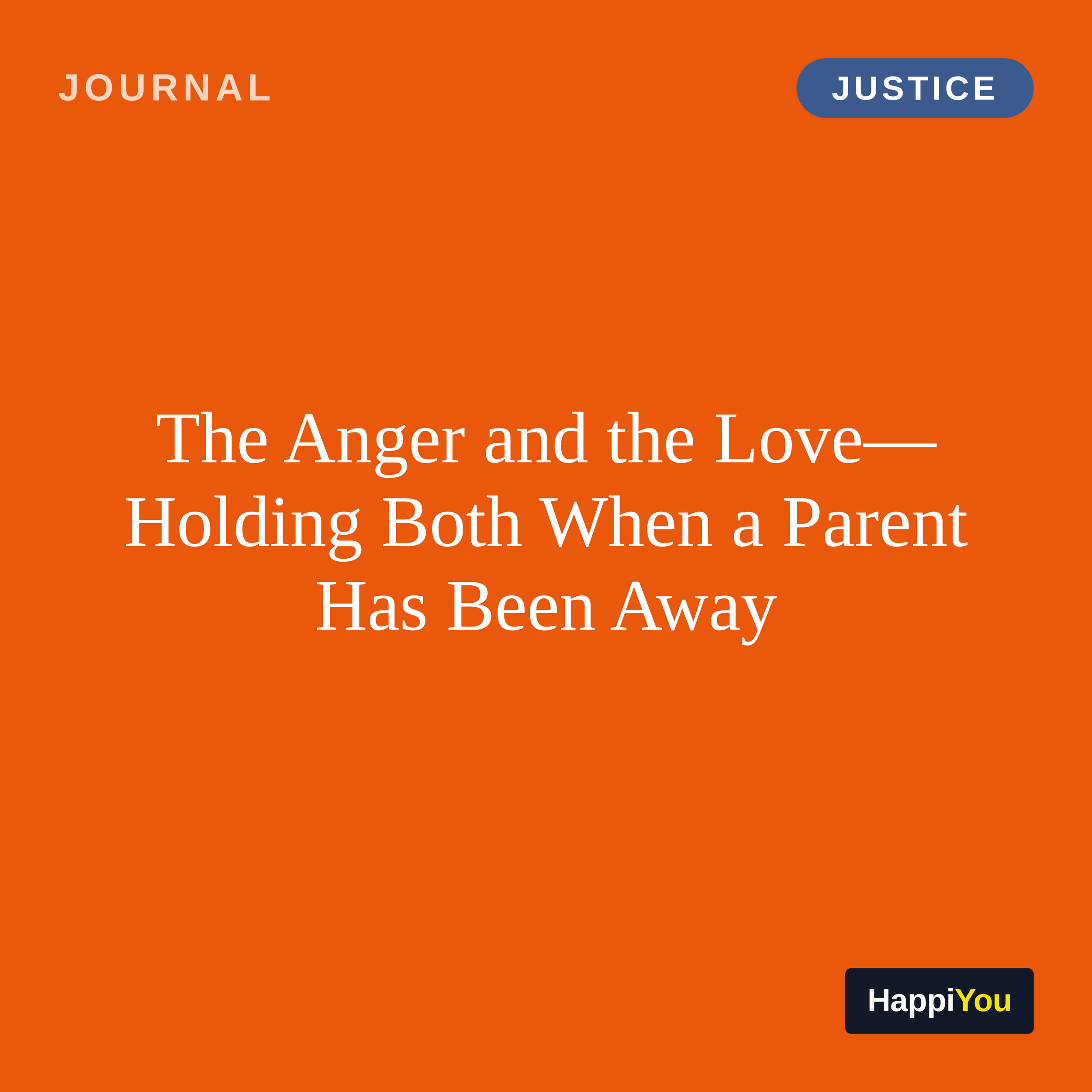 The Anger and the Love