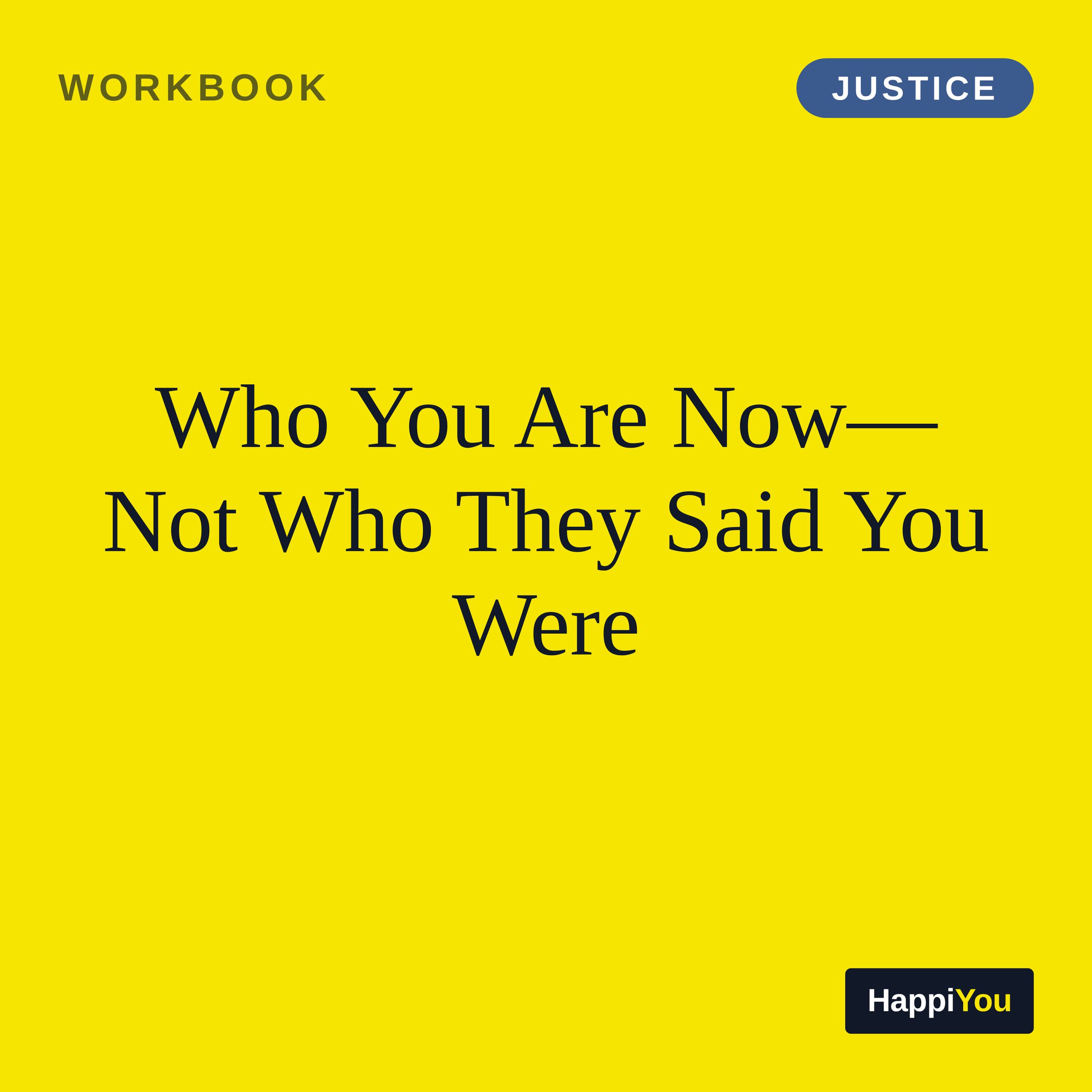Who You Are Now