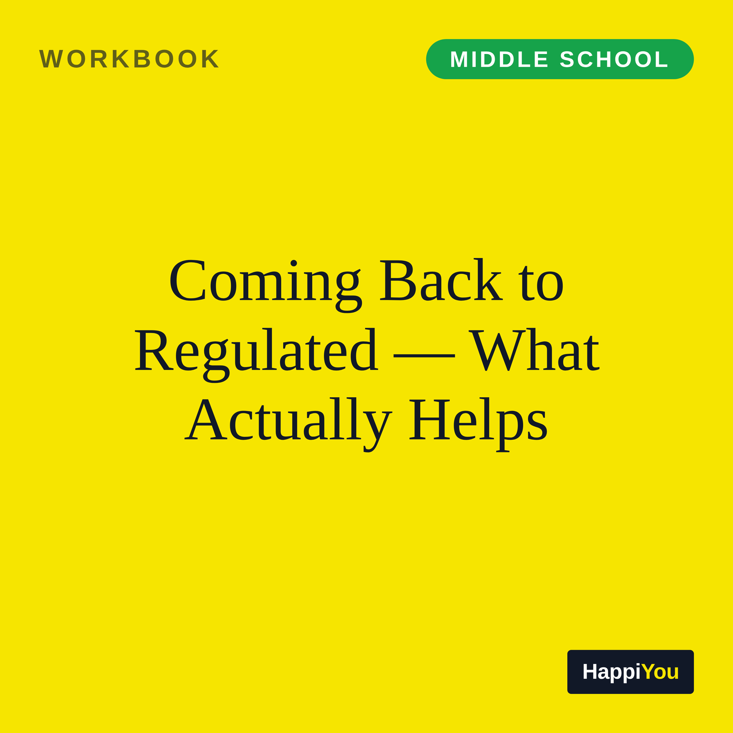Coming Back to Regulated