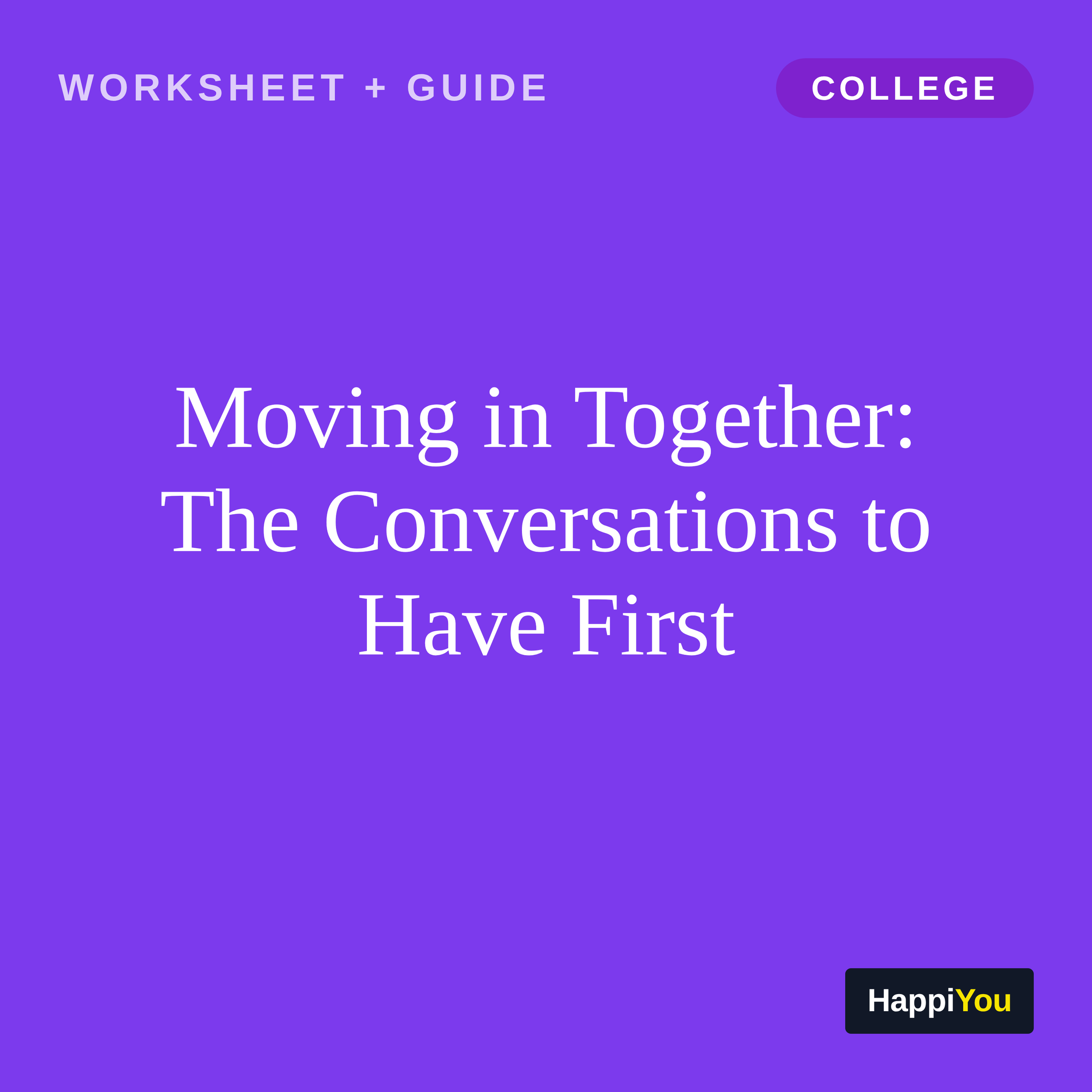 Moving in Together