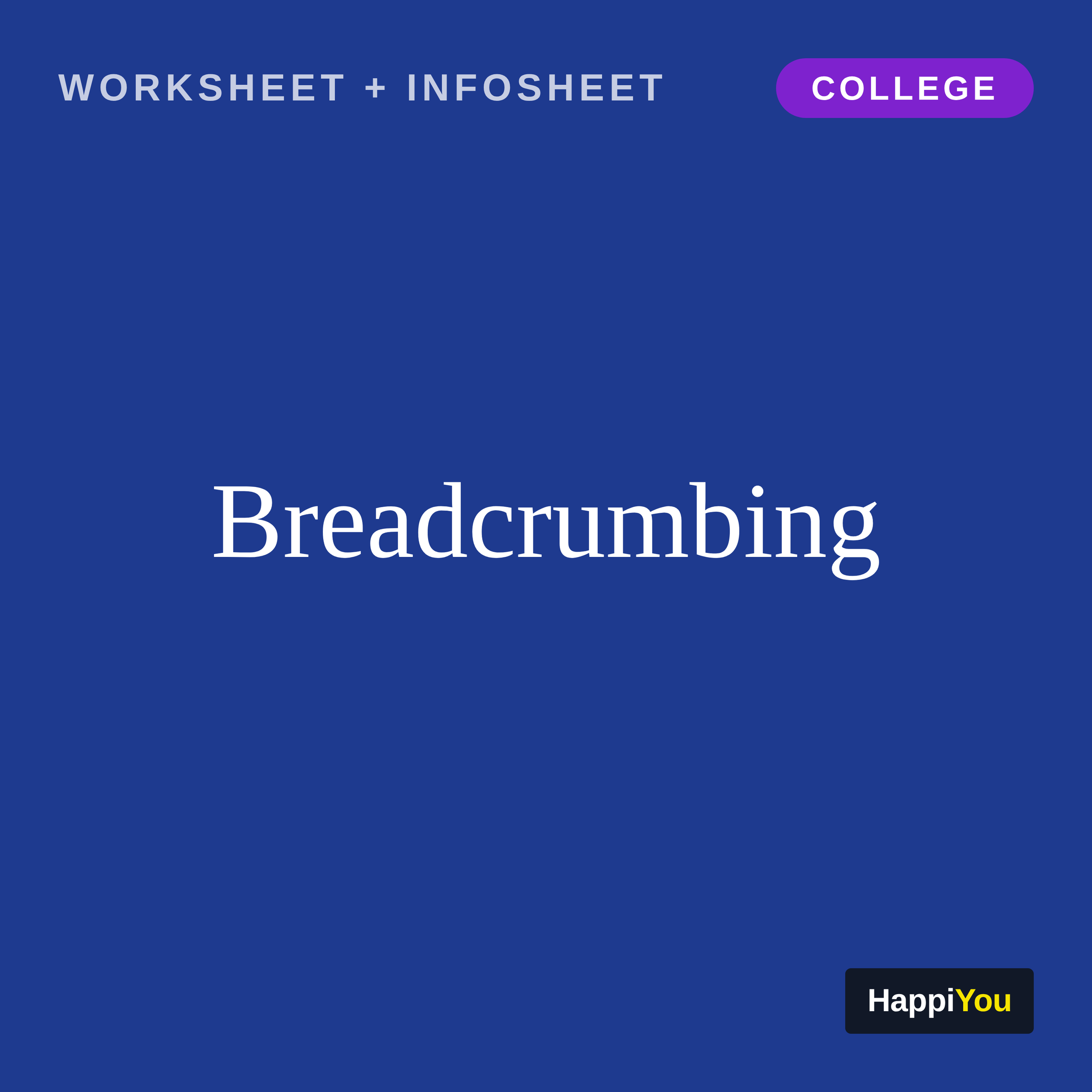 Breadcrumbing