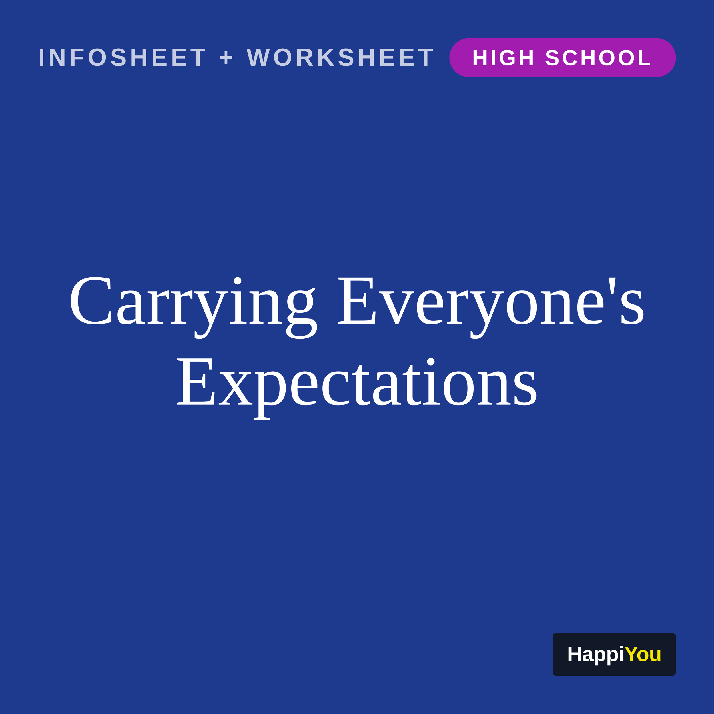Carrying Everyone’s Expectations