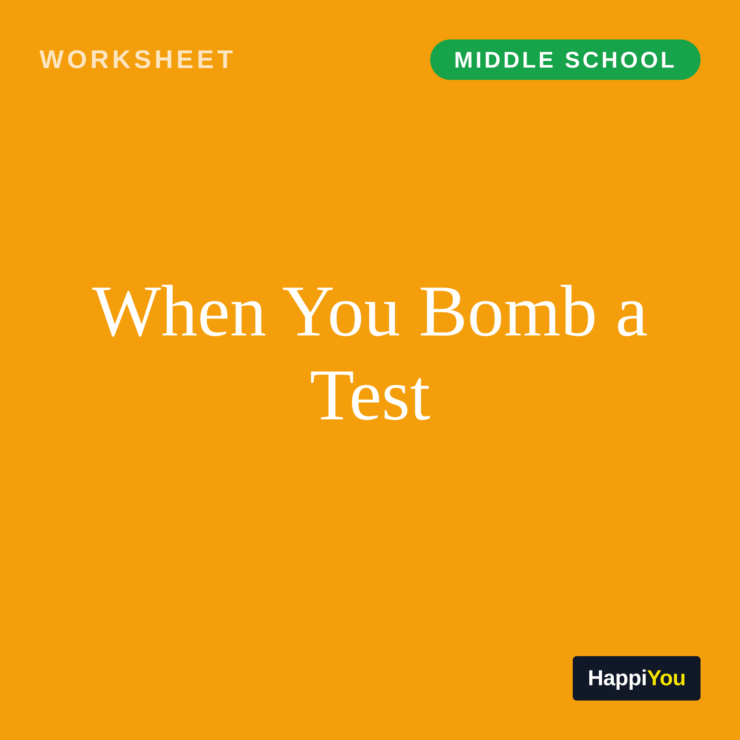 When You Bomb a Test