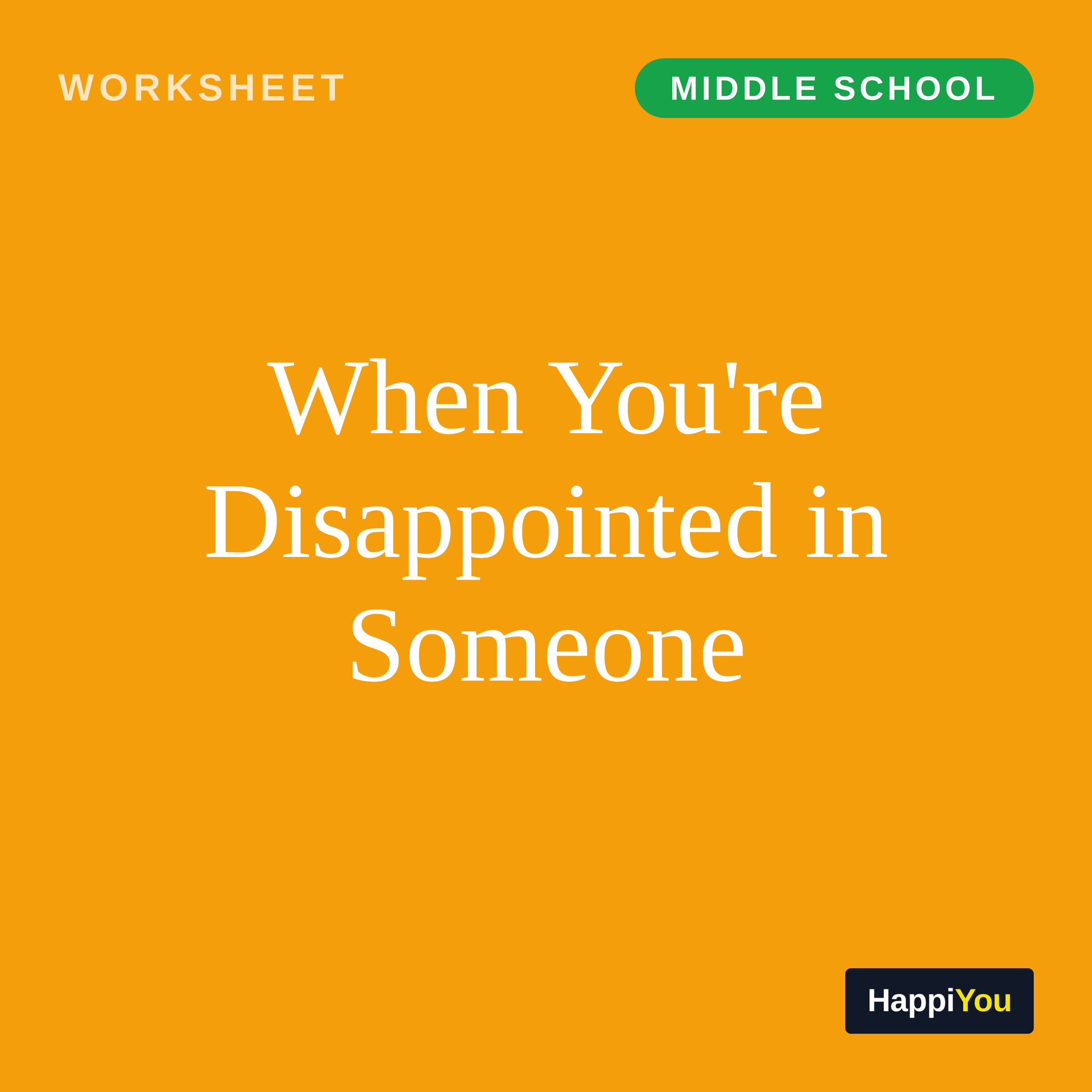 Expressing Disappointment Without Punishing