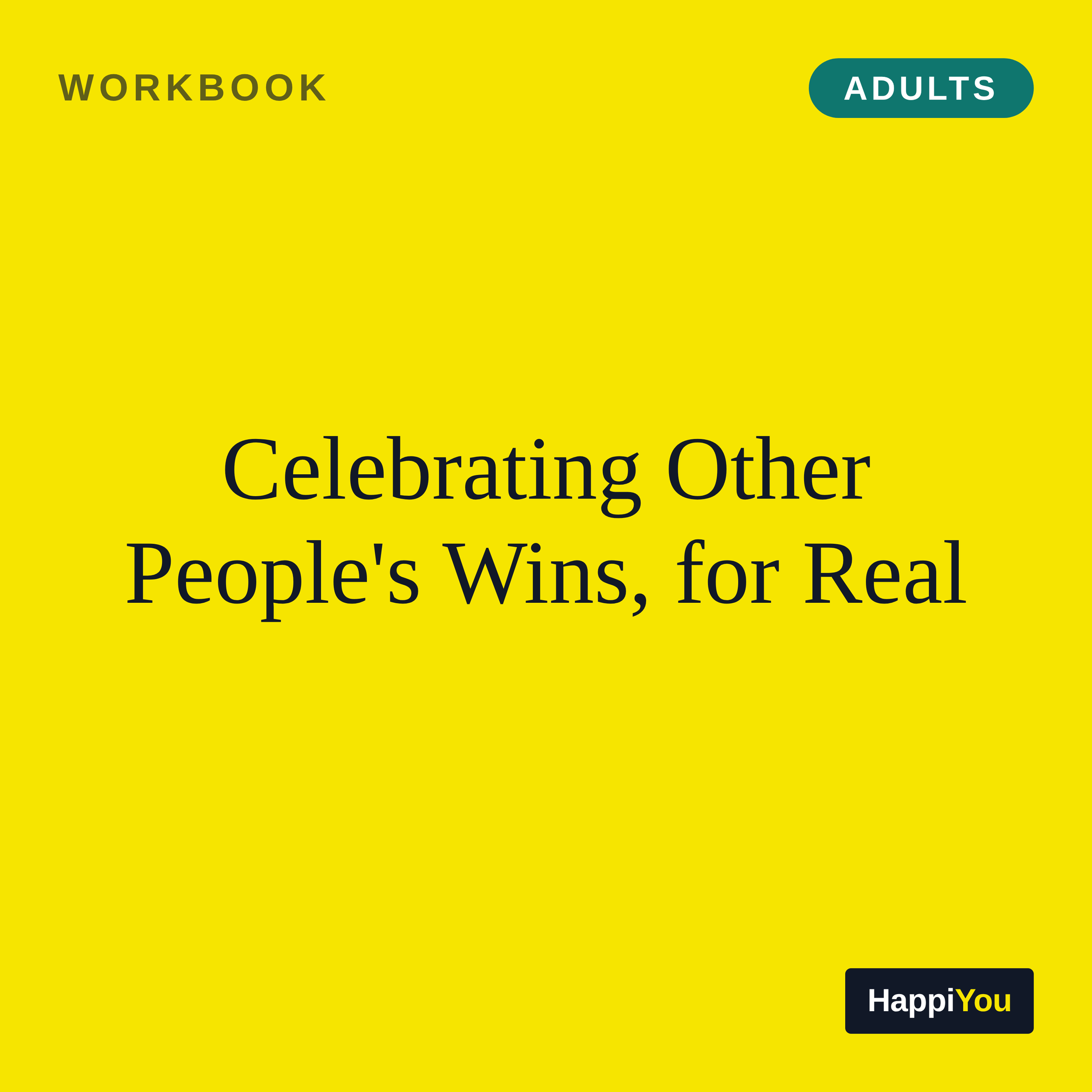Celebrating Other People's Wins, for Real