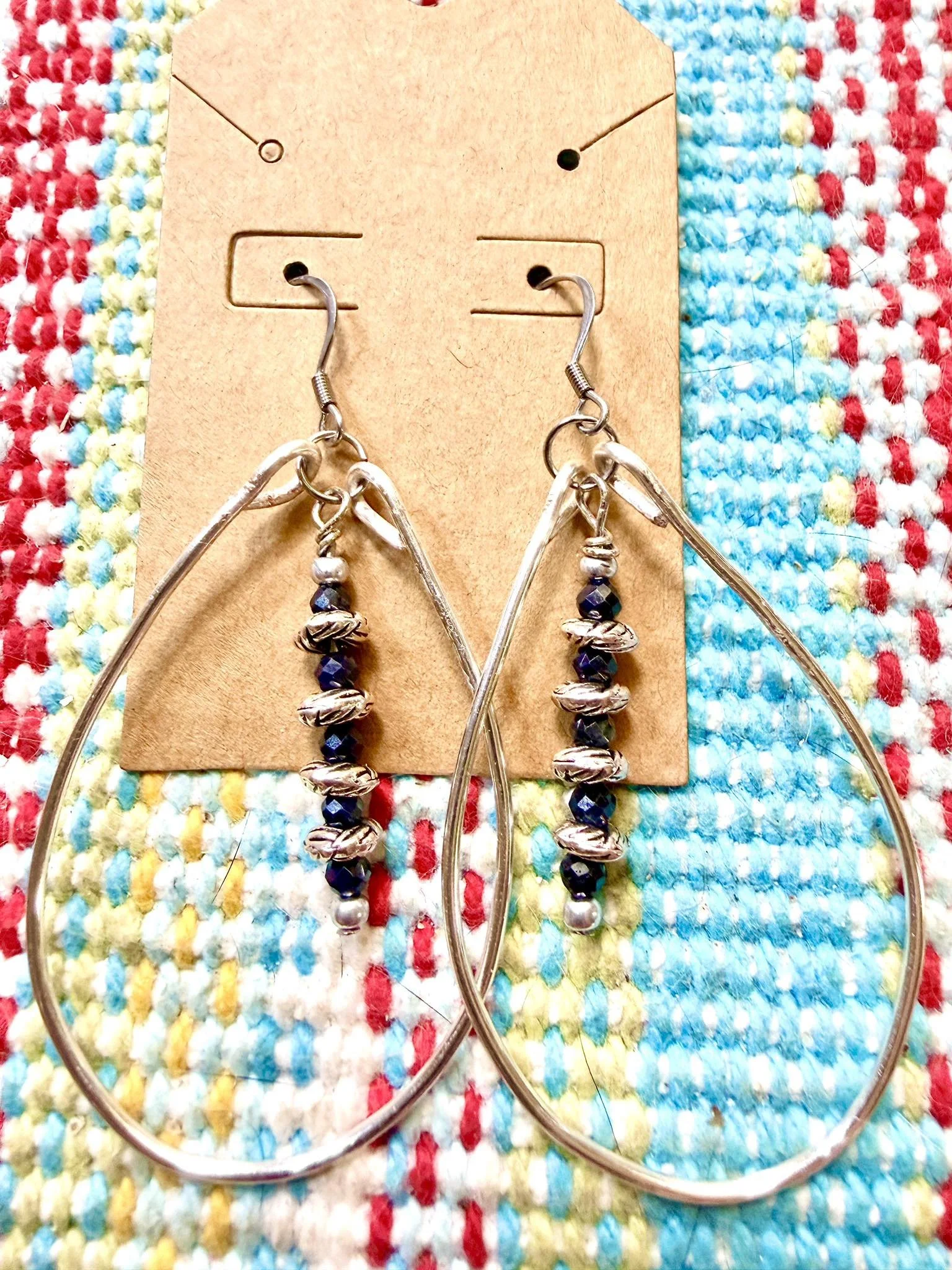 Sapphire Drop Earrings