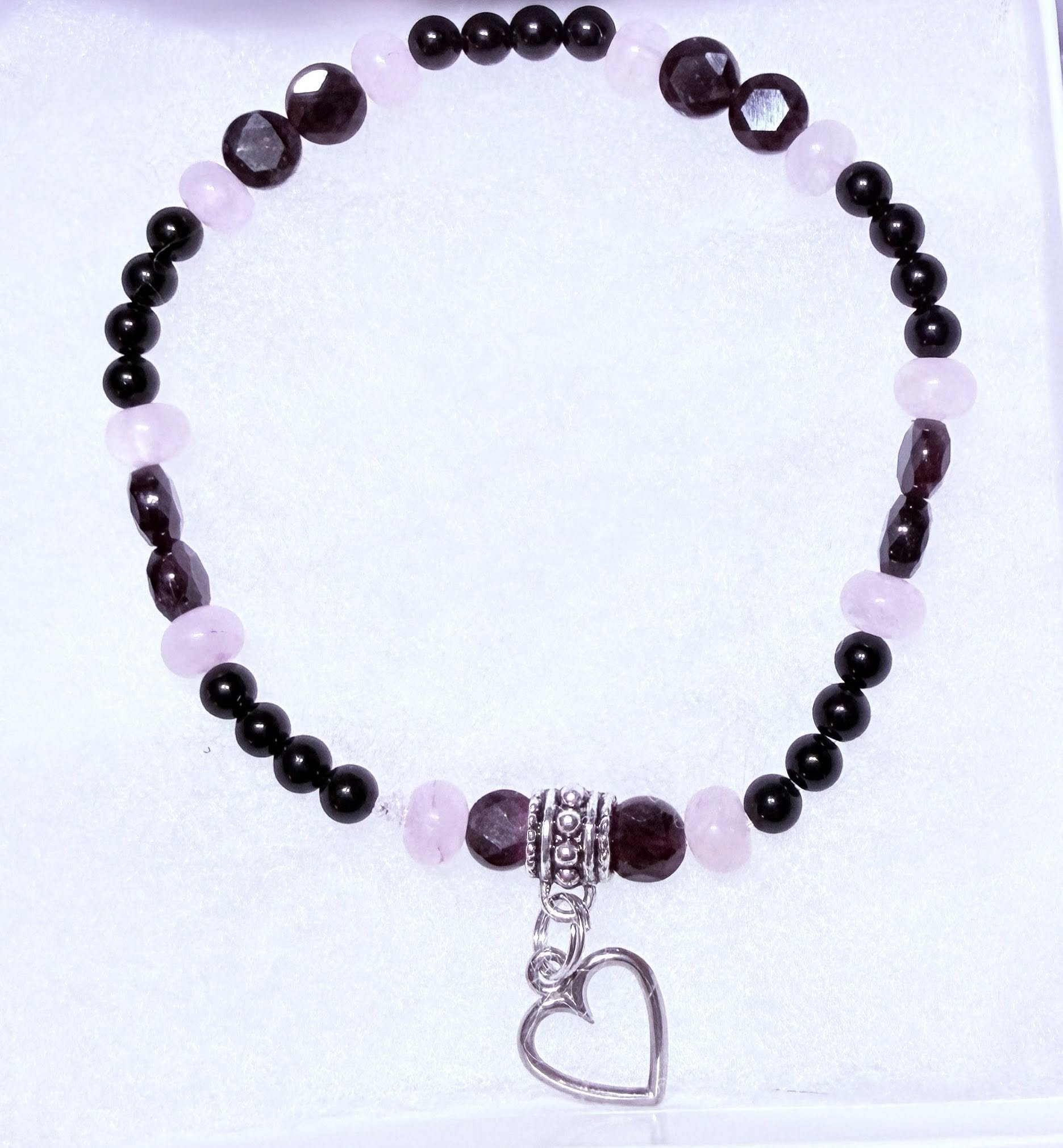 January Birth Month Gemstone Bracelet