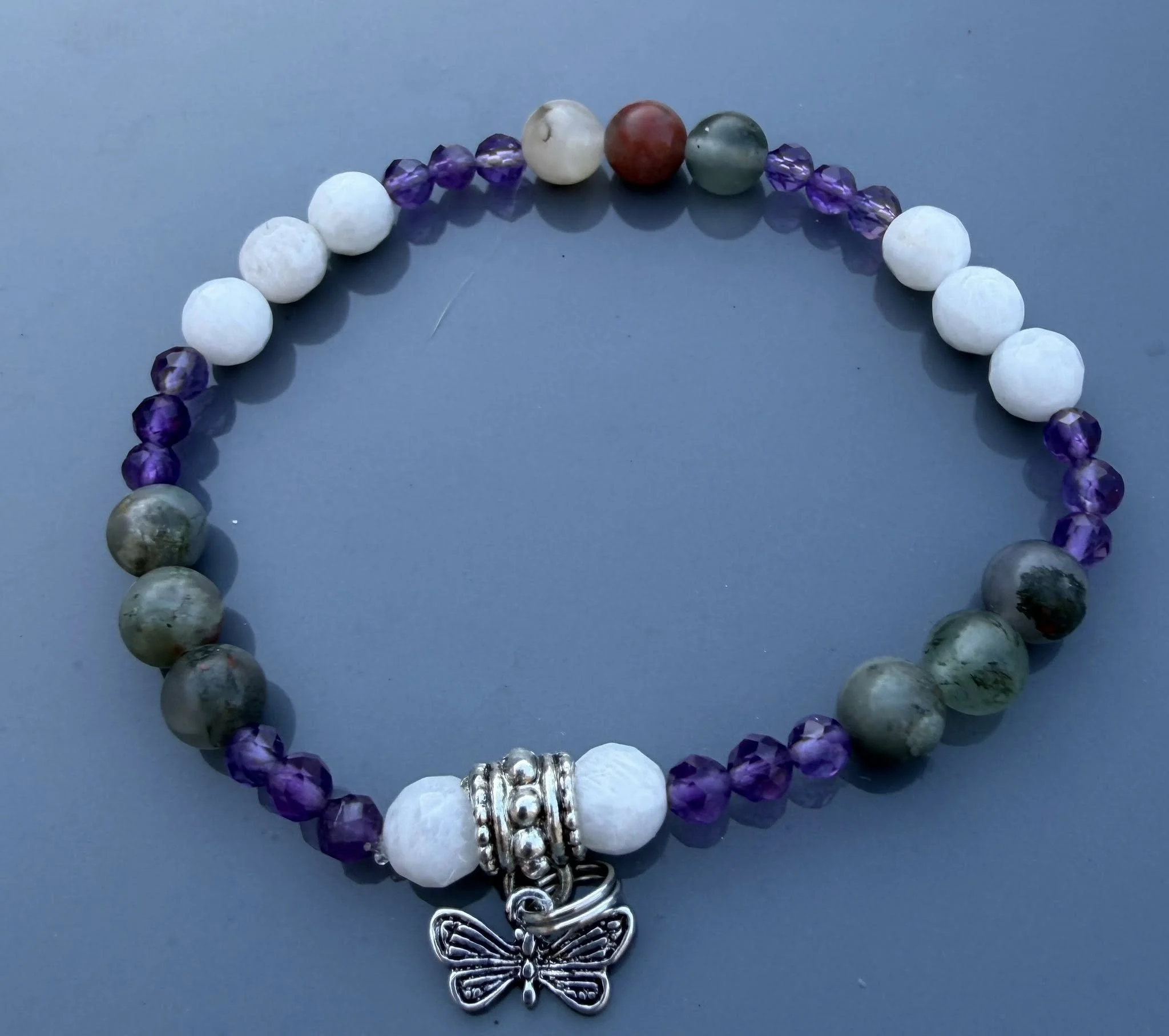 February Birth Month Gemstone Bracelet