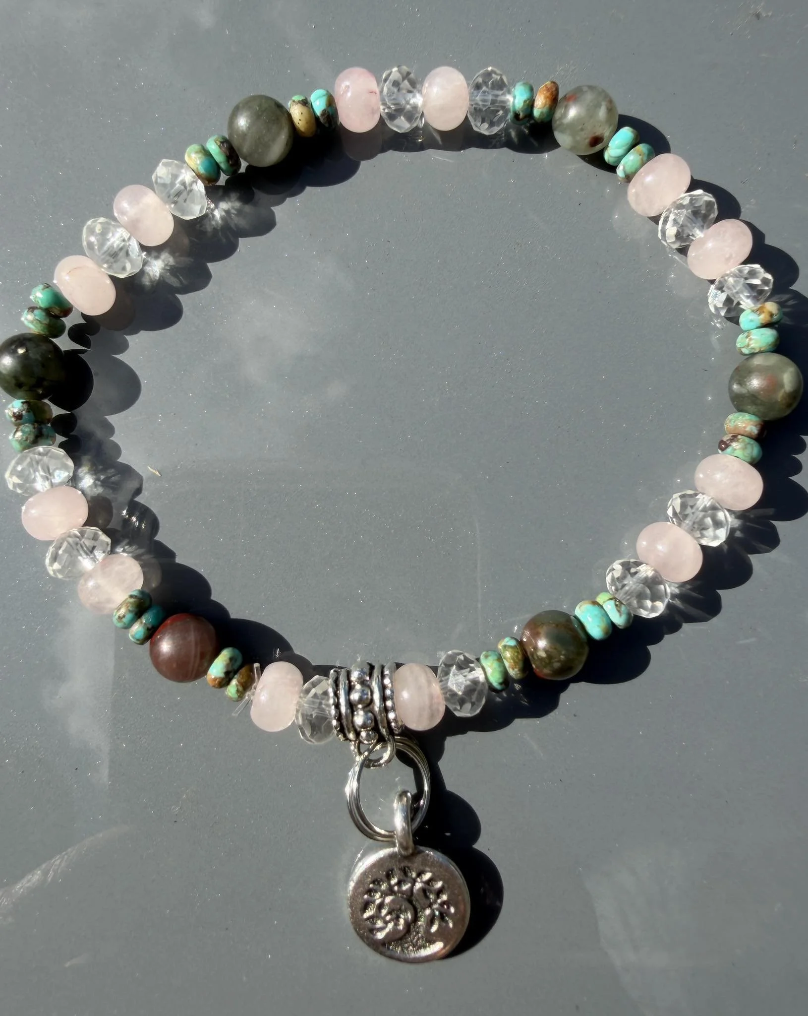 April Birth Month Gemstone Bracelet