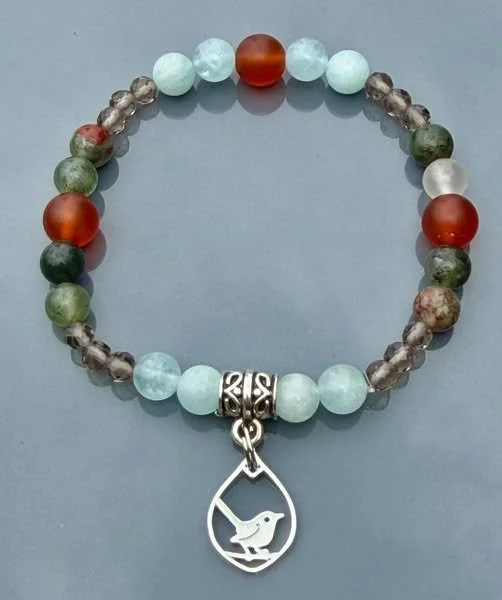 March Birth Month Gemstone Bracelet