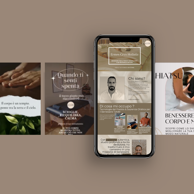 Template Instagram e identità visiva per social media branding