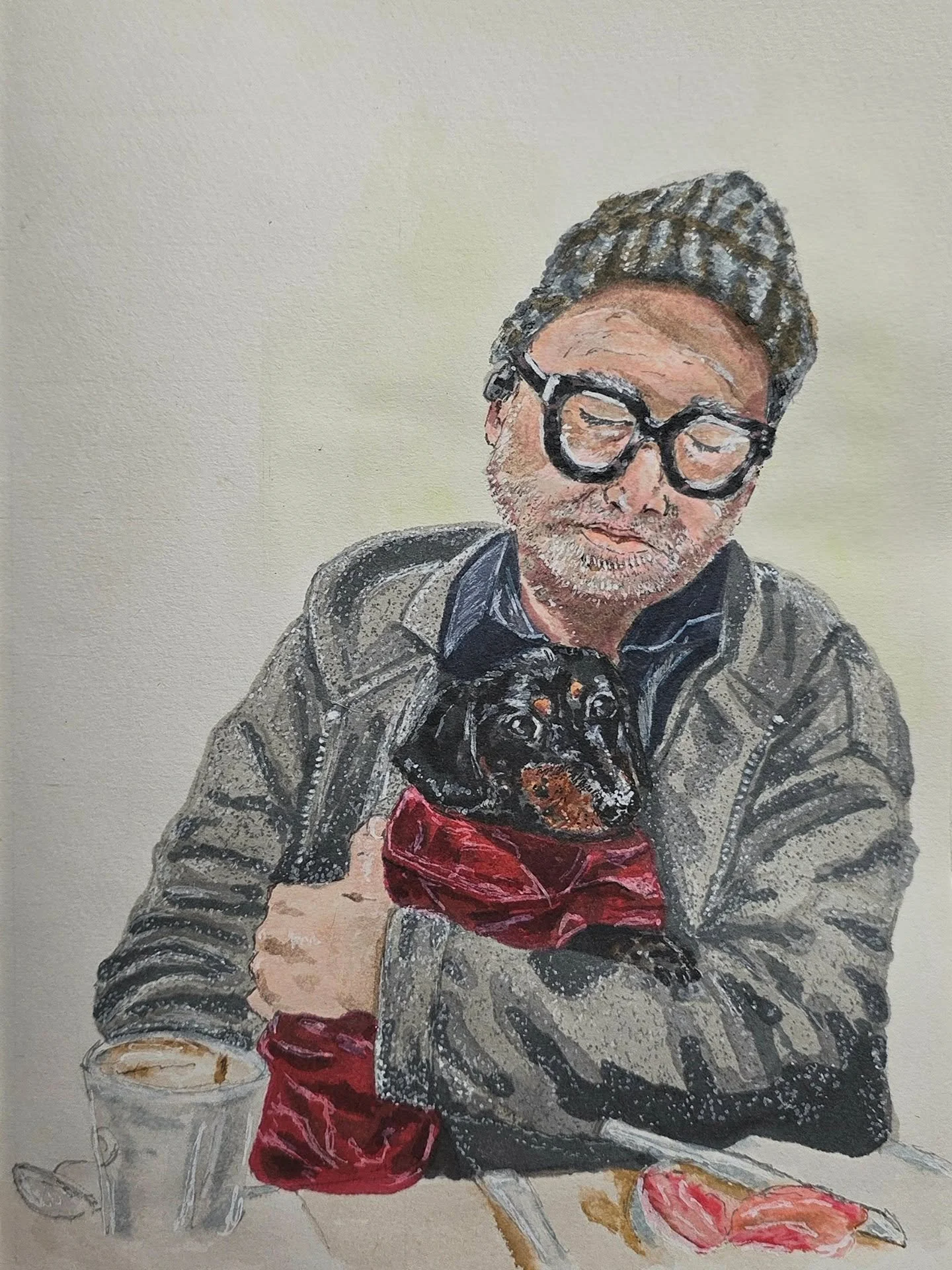 The artist becomes the muse @graeme_wright