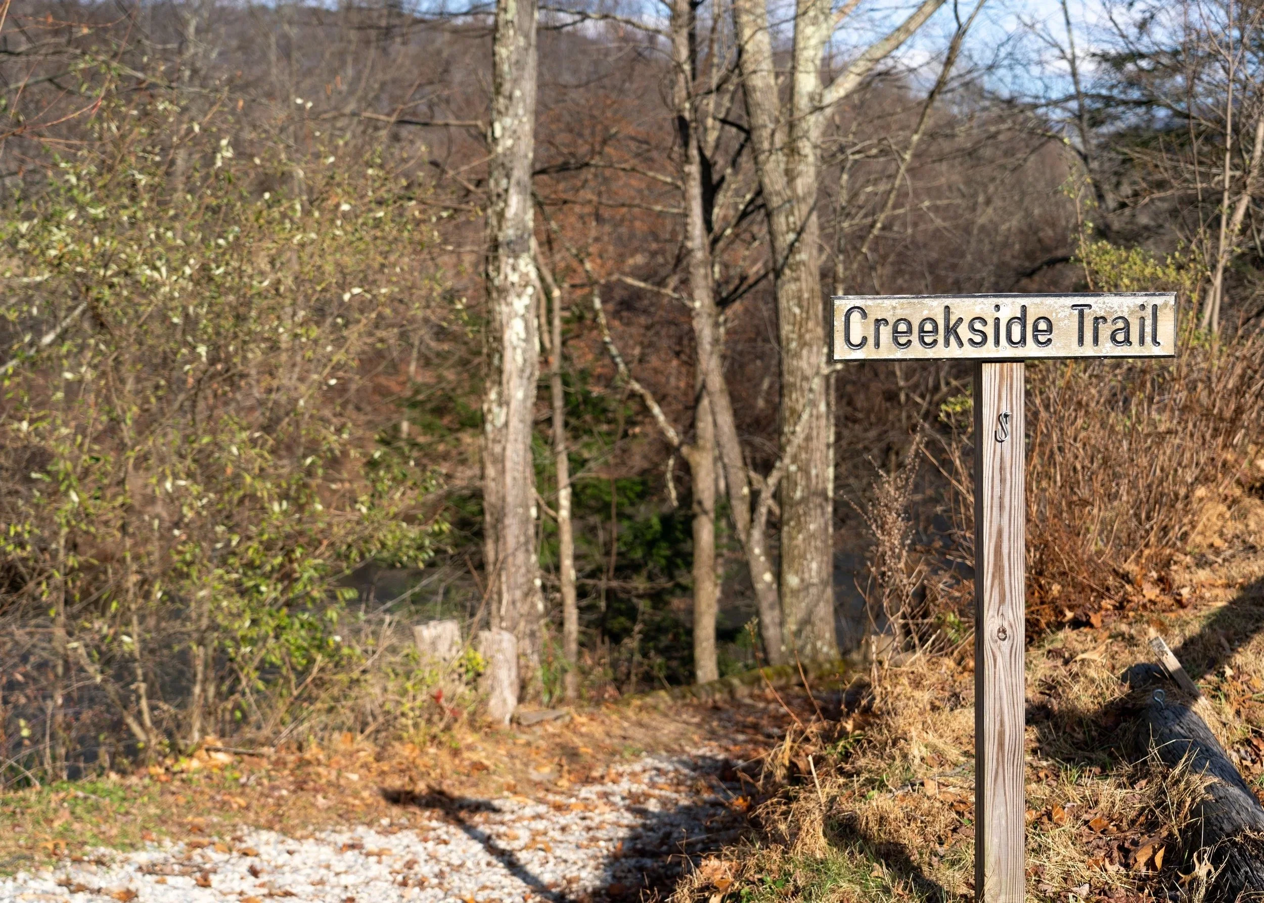 Creekside Trail Marker