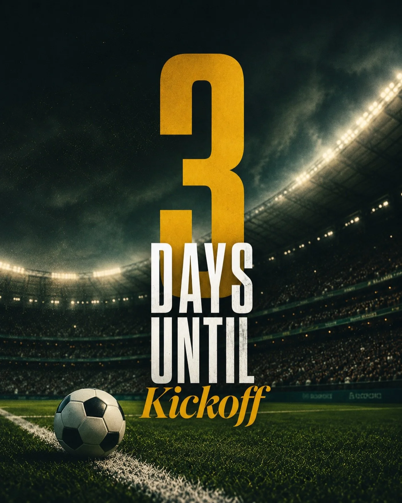 3 days until kickoff. ⚽️

The countdown is almost over &mdash; jerseys ready, crews locked in, and the Summer of Soccer is about to take over.
Dallas, are you ready?😎