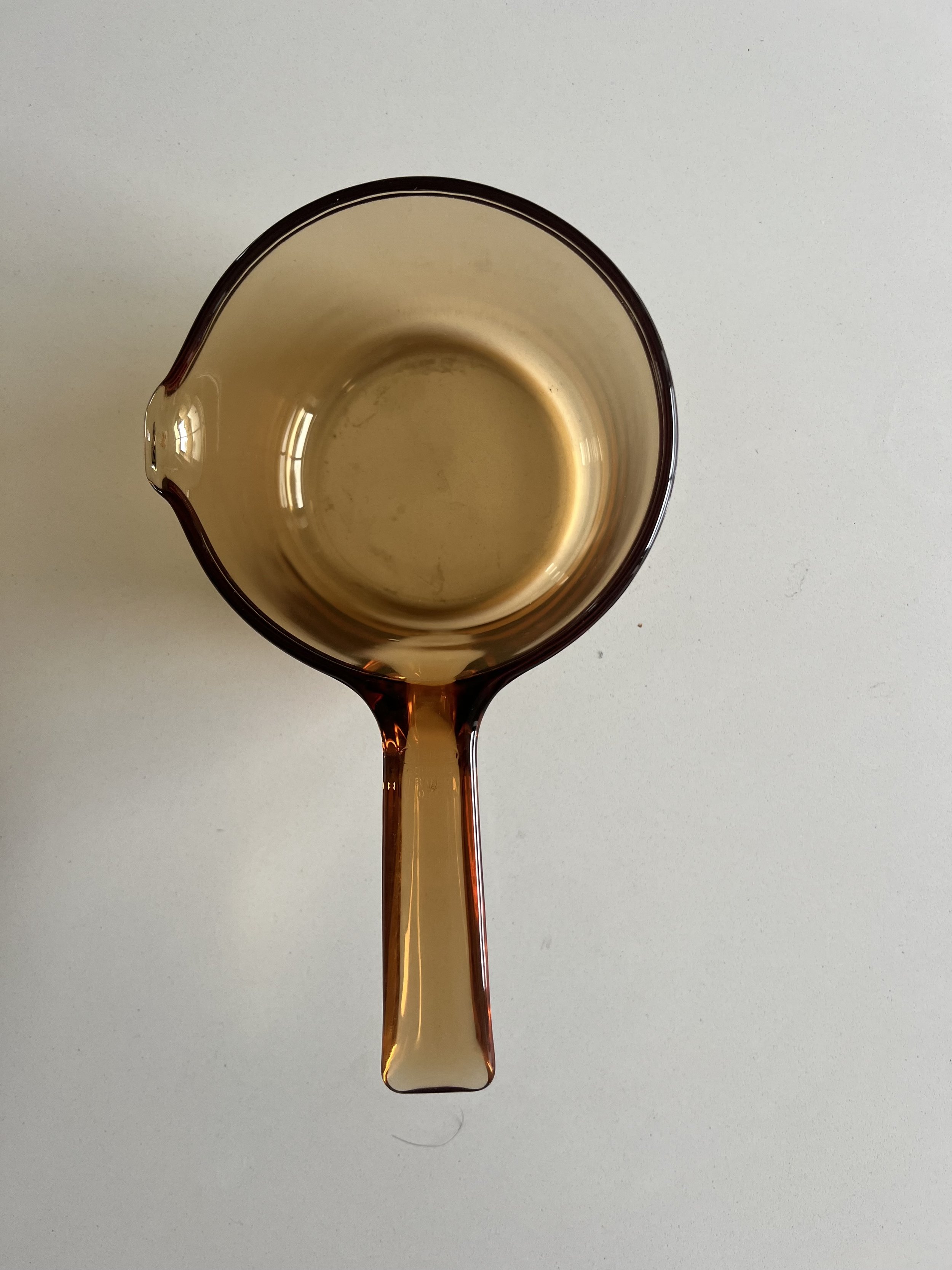 vision corning france glass saucepan