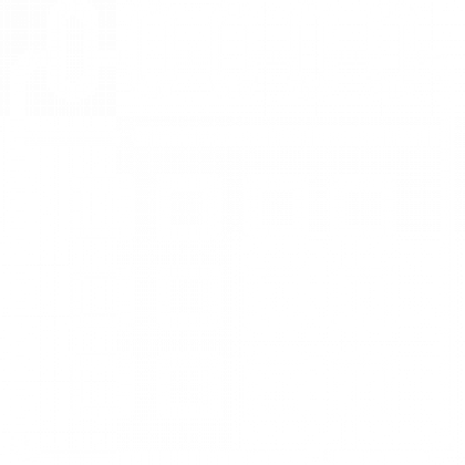 Icon of a calendar with a spiral binding at the top and a grid of squares representing days.