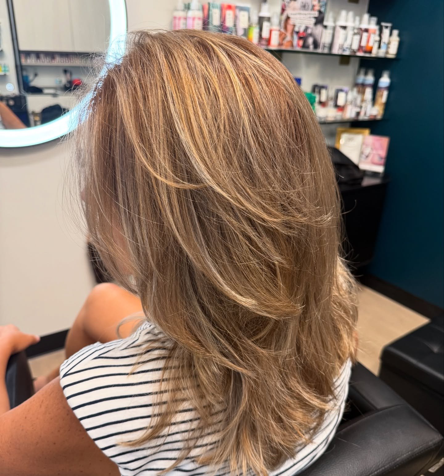 A transformation of refinement for this wonderful gal. 
We had such a great time in the new space! 
#randco #randcohair #randcolor #randcolove #randcobleu