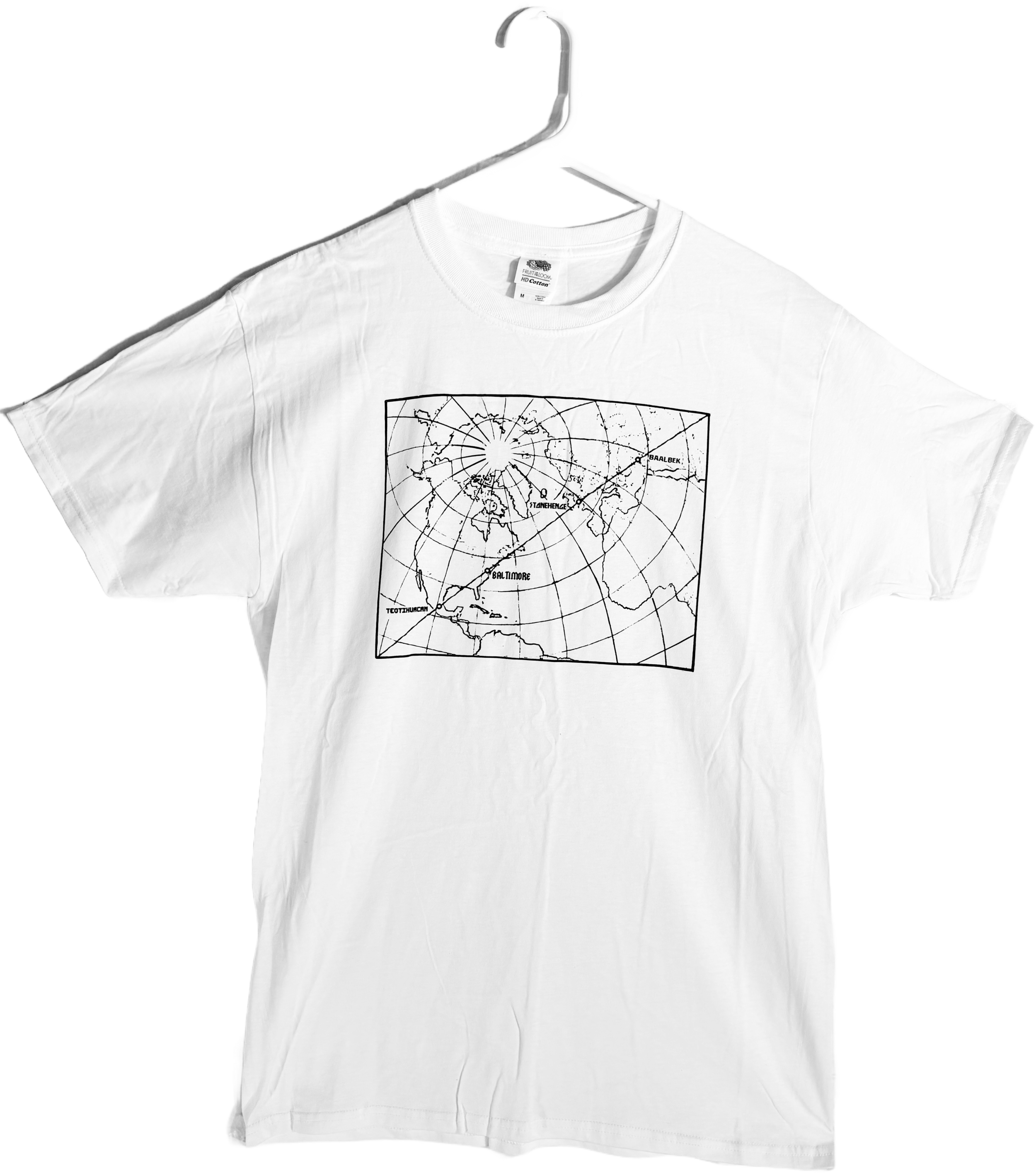 Ley line with Bmore T-shirt / White / Medium