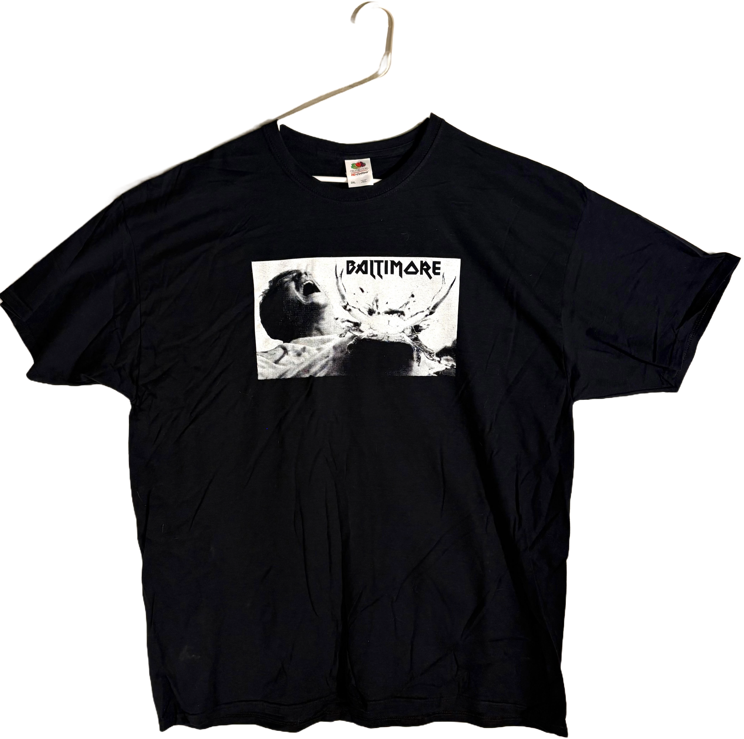 Crab burst T-shirt / Black / XXL