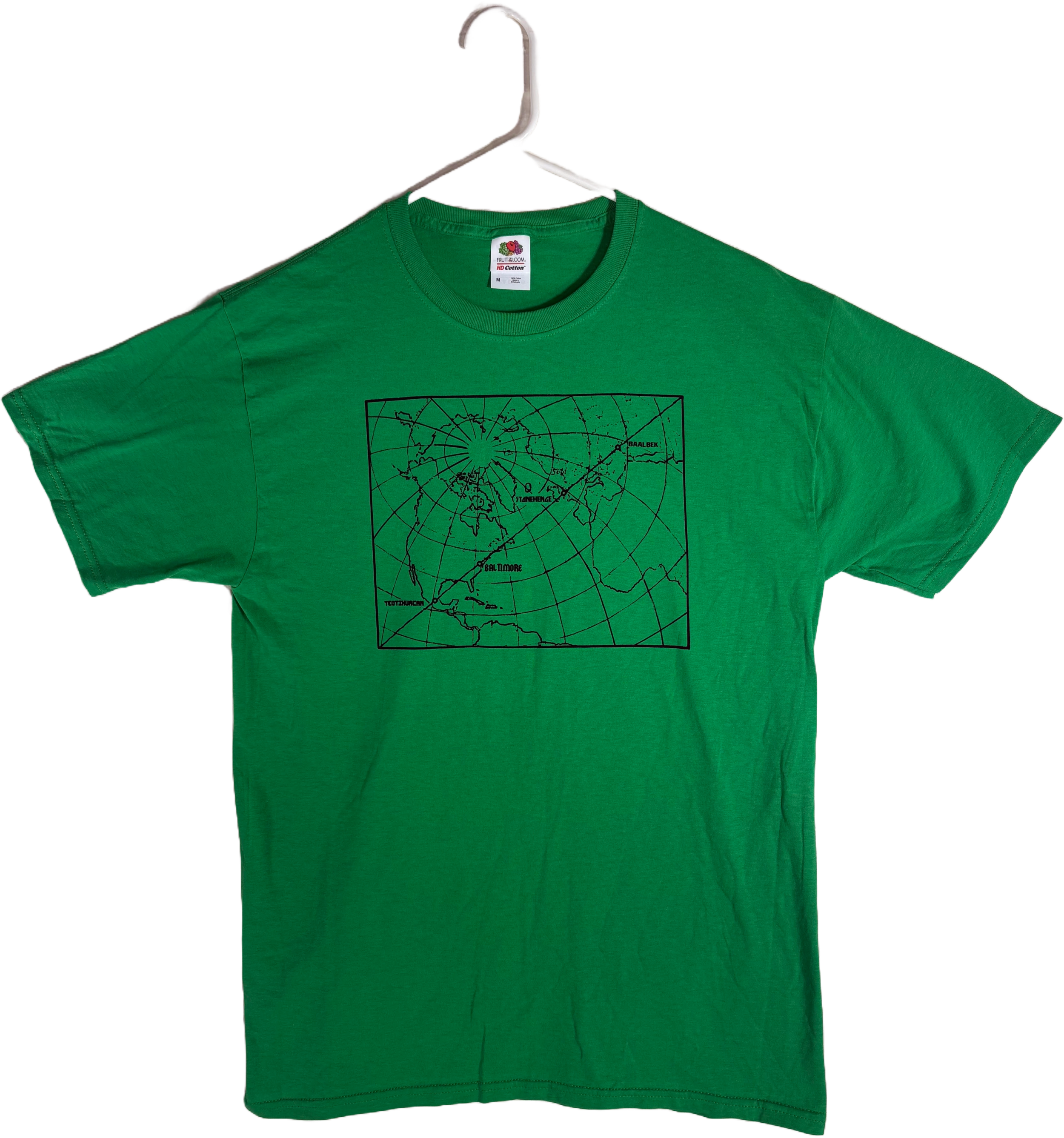 Ley Line With Bmore T-Shirt / Green / Medium