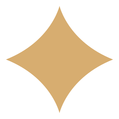 A beige star-shaped object with four points, set against a black background.